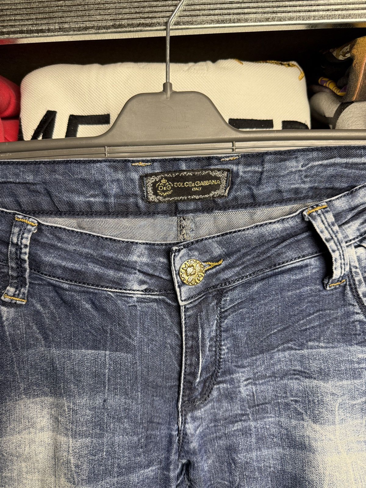 Dolce & Gabbana Vintage Dolce & Gabana Flared Jeans Metal Logo Size US 28 / EU 44 - 6 Thumbnail