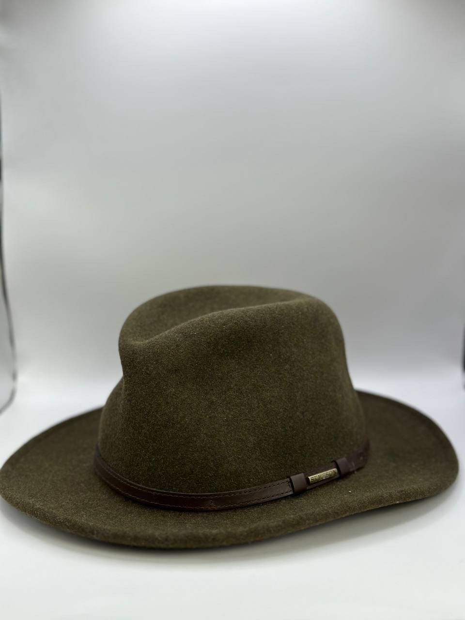 Stetson Stetson VitaFelt Wool Felt Fedora Hat Olive Green Size ONE SIZE - 1 Thumbnail