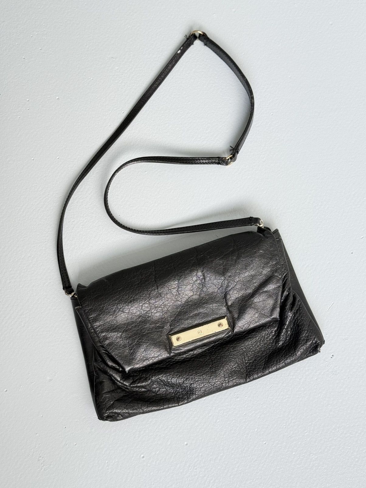 Alexander McQueen Alexander McQueen Black Leather Crossbody Bag Skull Logo Size ONE SIZE - 1 Thumbnail