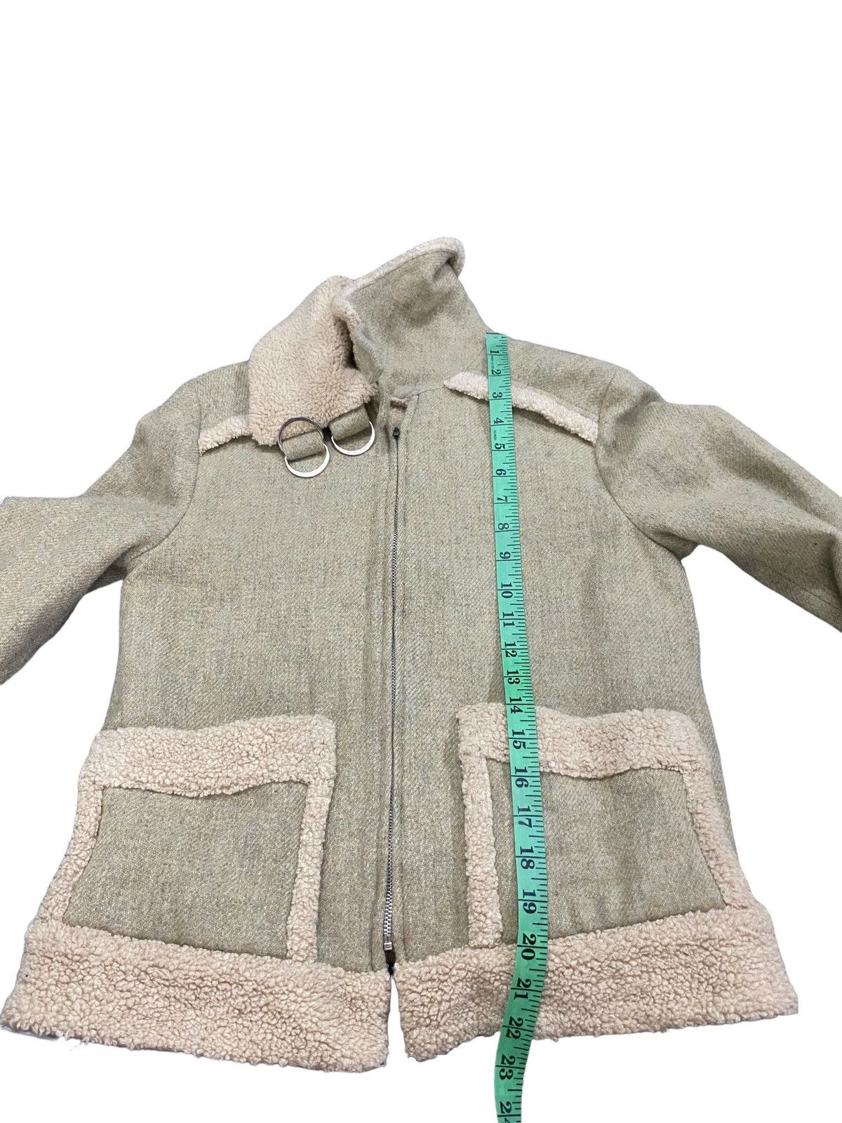 Marc Jacobs × Vintage Vintage Marc Jacobs Look Sherpa Zipper Jacket Size 4 Size XS / US 0-2 / IT 36-38 - 12 Thumbnail
