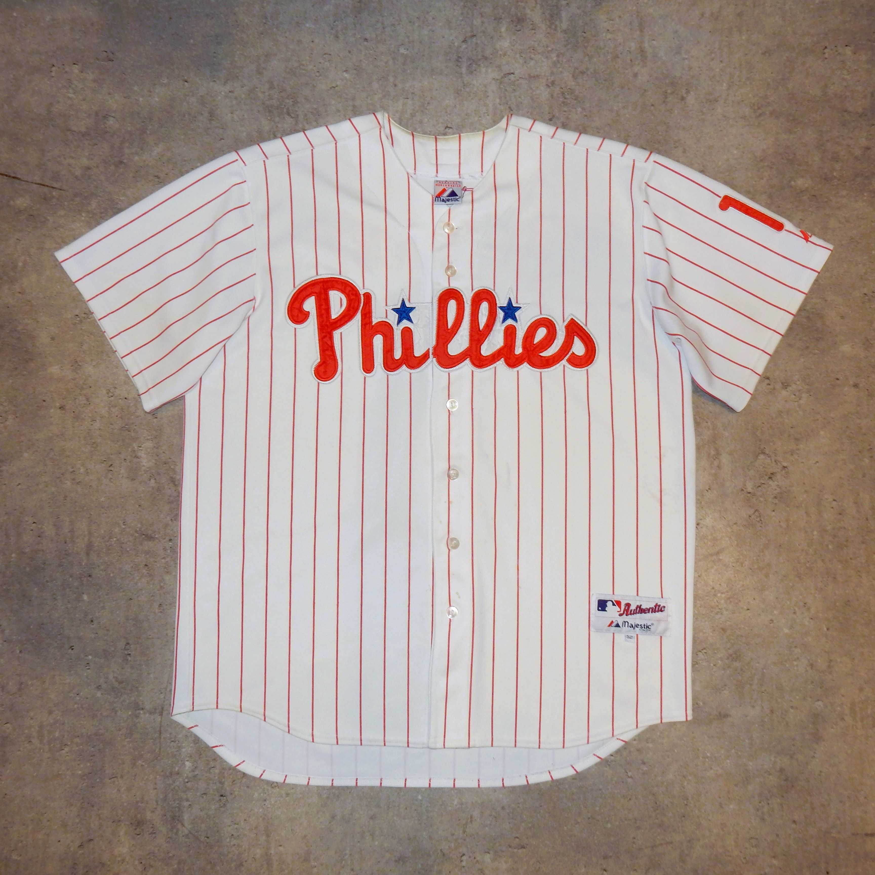 MLB × Majestic Majestic Phillies Rollins MLB white red jersey - XXL Size US XXL / EU 58 / 5 - 6 Thumbnail