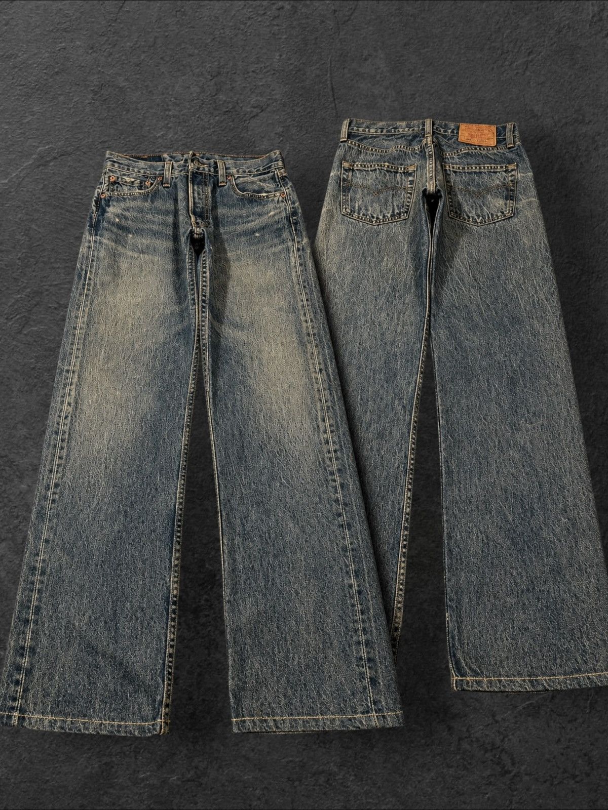 Levi's Y2k Vintage Levi’s Lot 501 Faded Straight Cut Jeans Size US 30 / EU 46 - 1 Thumbnail