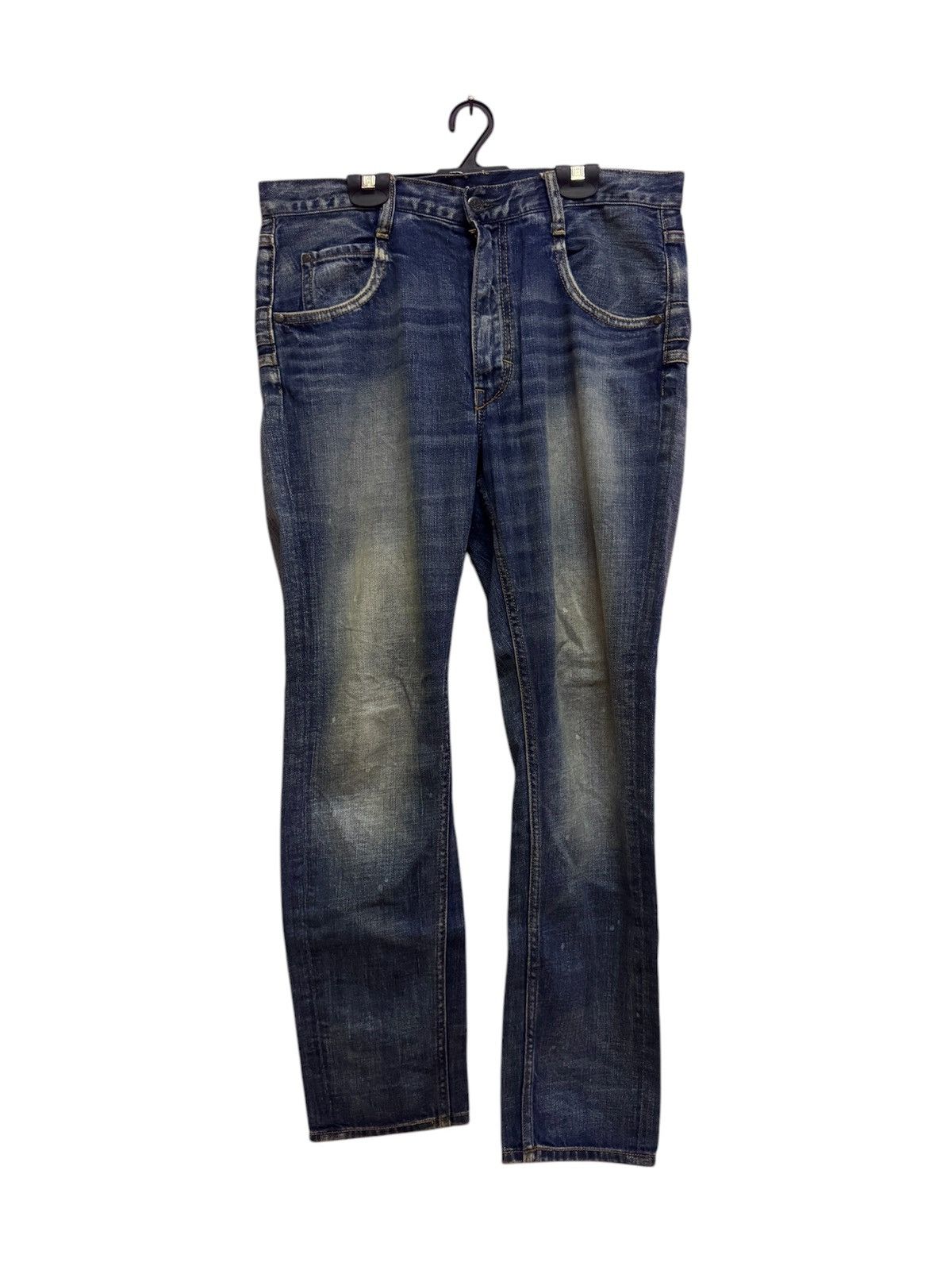 Japanese Brand RNA Inc. Seditionaries Japanese Designer Double Waist Jeans Size US 32 / EU 48 - 1 Thumbnail
