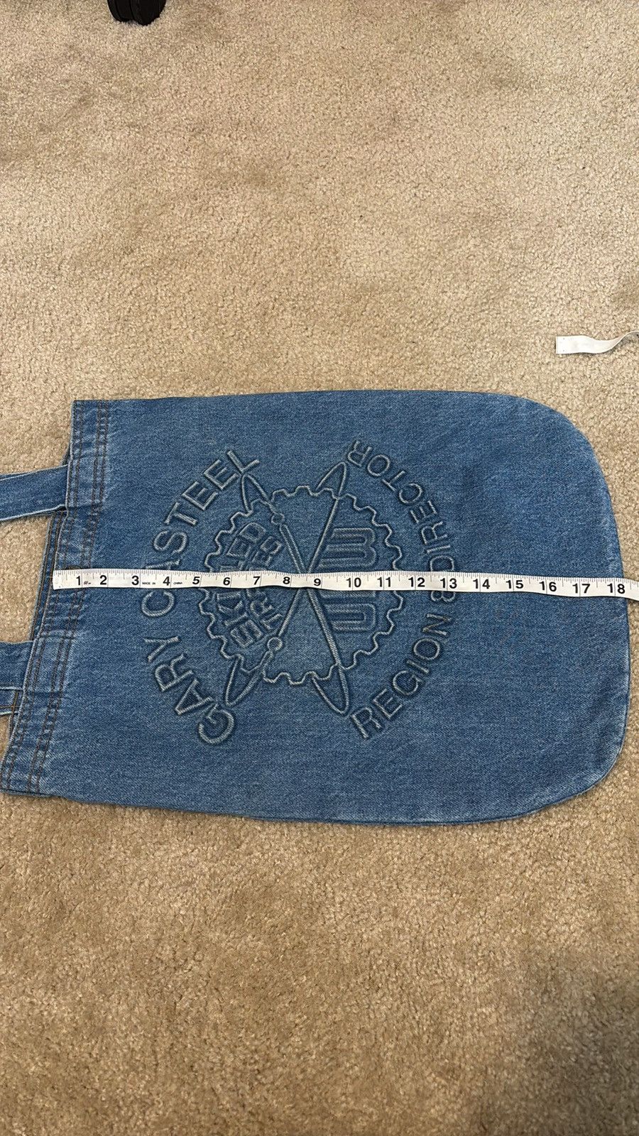 Vintage Vintage Union Made Denim Tote Bag Size ONE SIZE - 6 Thumbnail