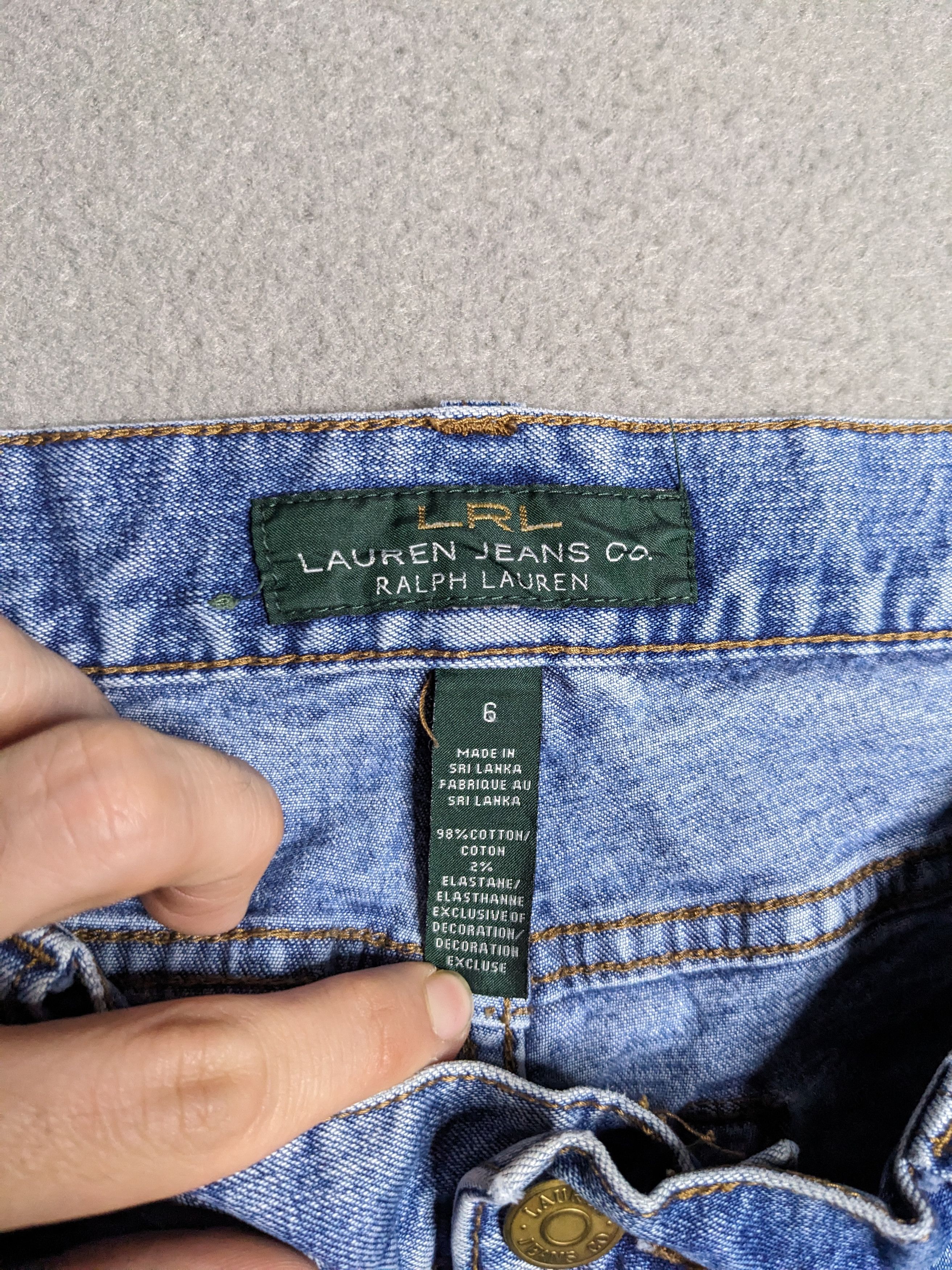 Lauren Ralph Lauren VTG Ralph Lauren Jeans Classic Straight Sz 6 30x29 Denim Y2K Size 30" / US 8 / IT 44 - 9 Thumbnail