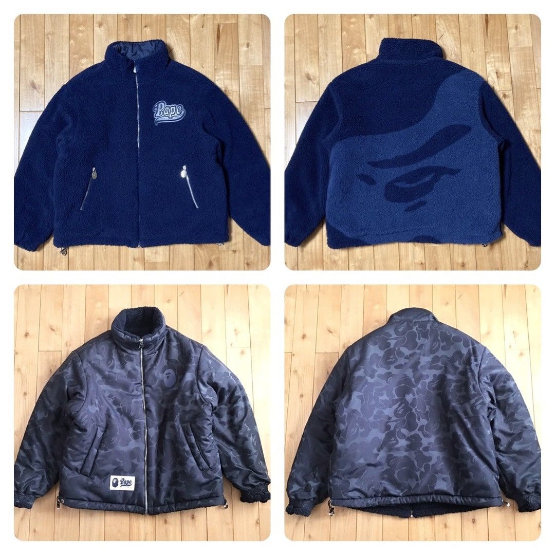 Bape 🔥Reversible🔥 BAPE CAMO Boa Fleece Jacket a bathing ape Size US M / EU 48-50 / 2 - 1 Thumbnail