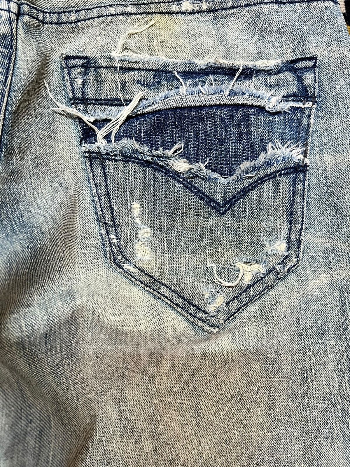 Hysteric Glamour Vintage A.V.H Baggy Skater Mudwash Distressed Denim Size US 33 - 7 Thumbnail