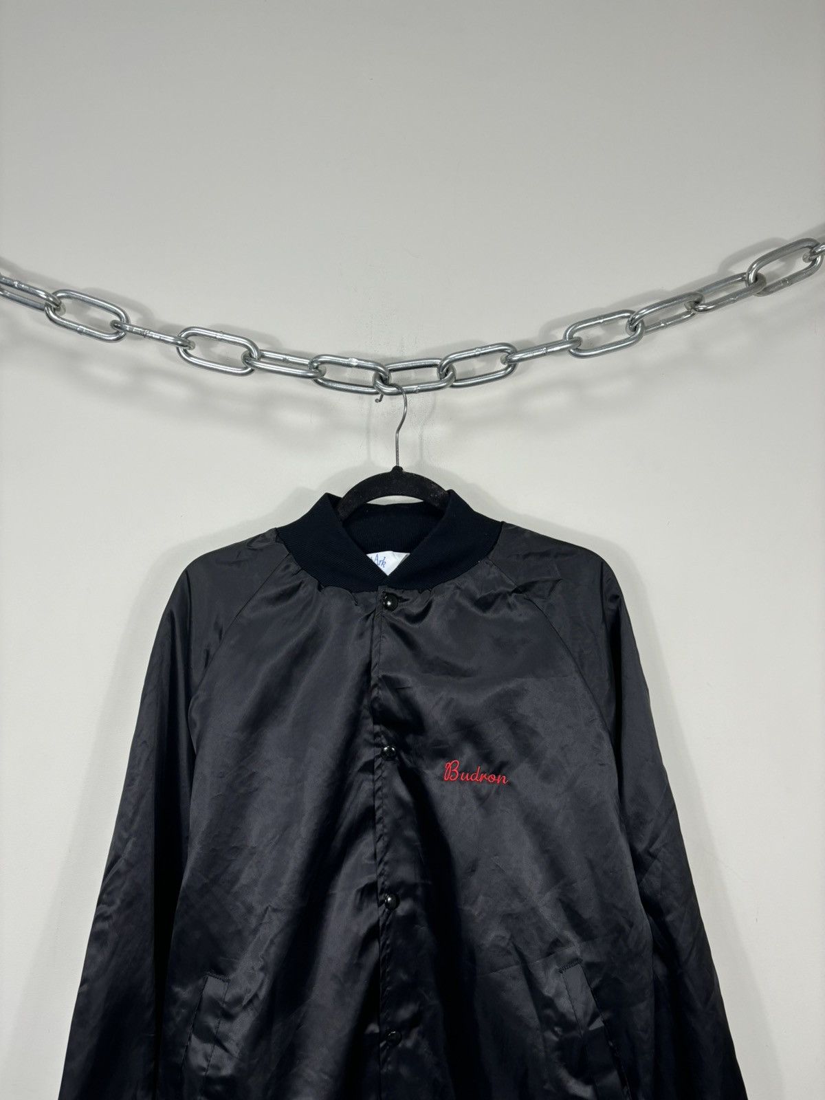 Vintage Vintage 90s West Ark Budron West Chicago Satin Bomber Jacket Size US XL / EU 56 / 4 - 4 Thumbnail