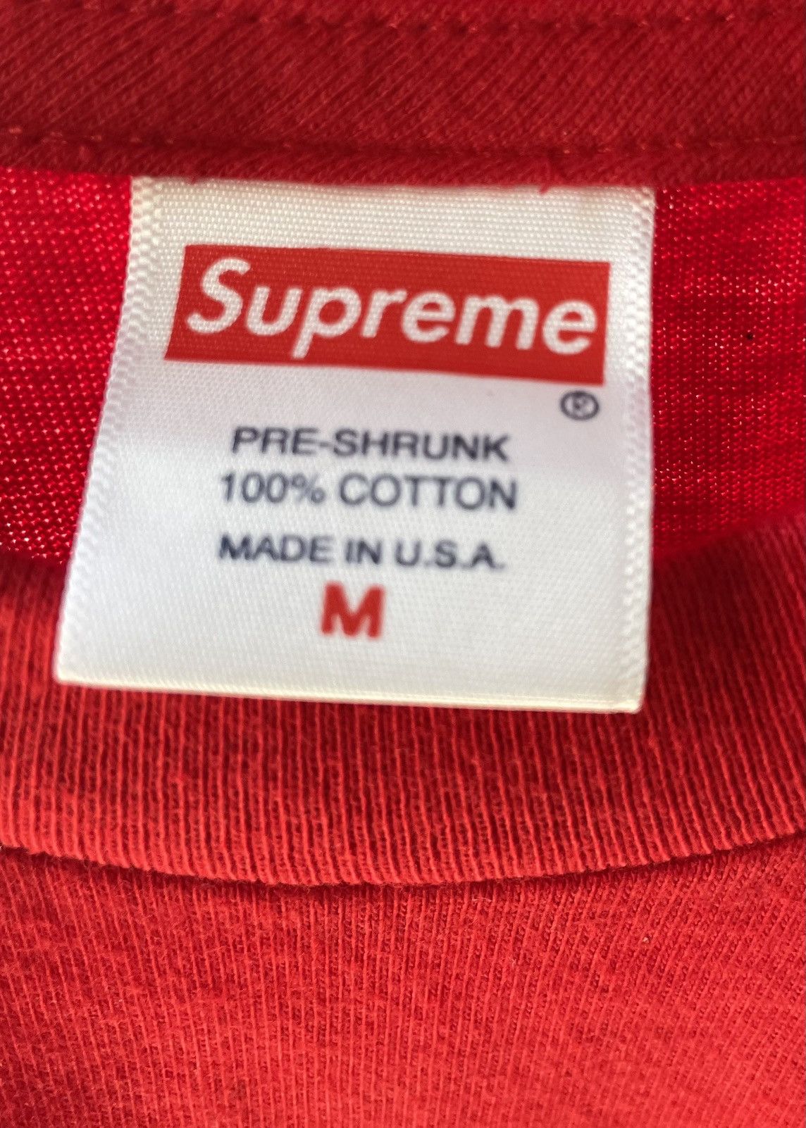 Supreme Supreme Jet Tee Red Size US M / EU 48-50 / 2 - 4 Thumbnail
