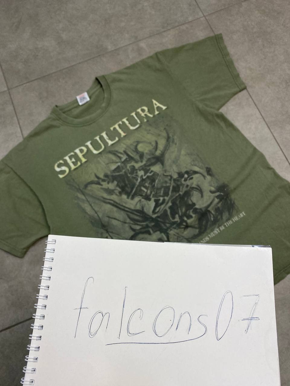 Band Tees Vintage Sepultura The Mediator Album Promo T-Shirt Size US L / EU 52-54 / 3 - 2 Thumbnail