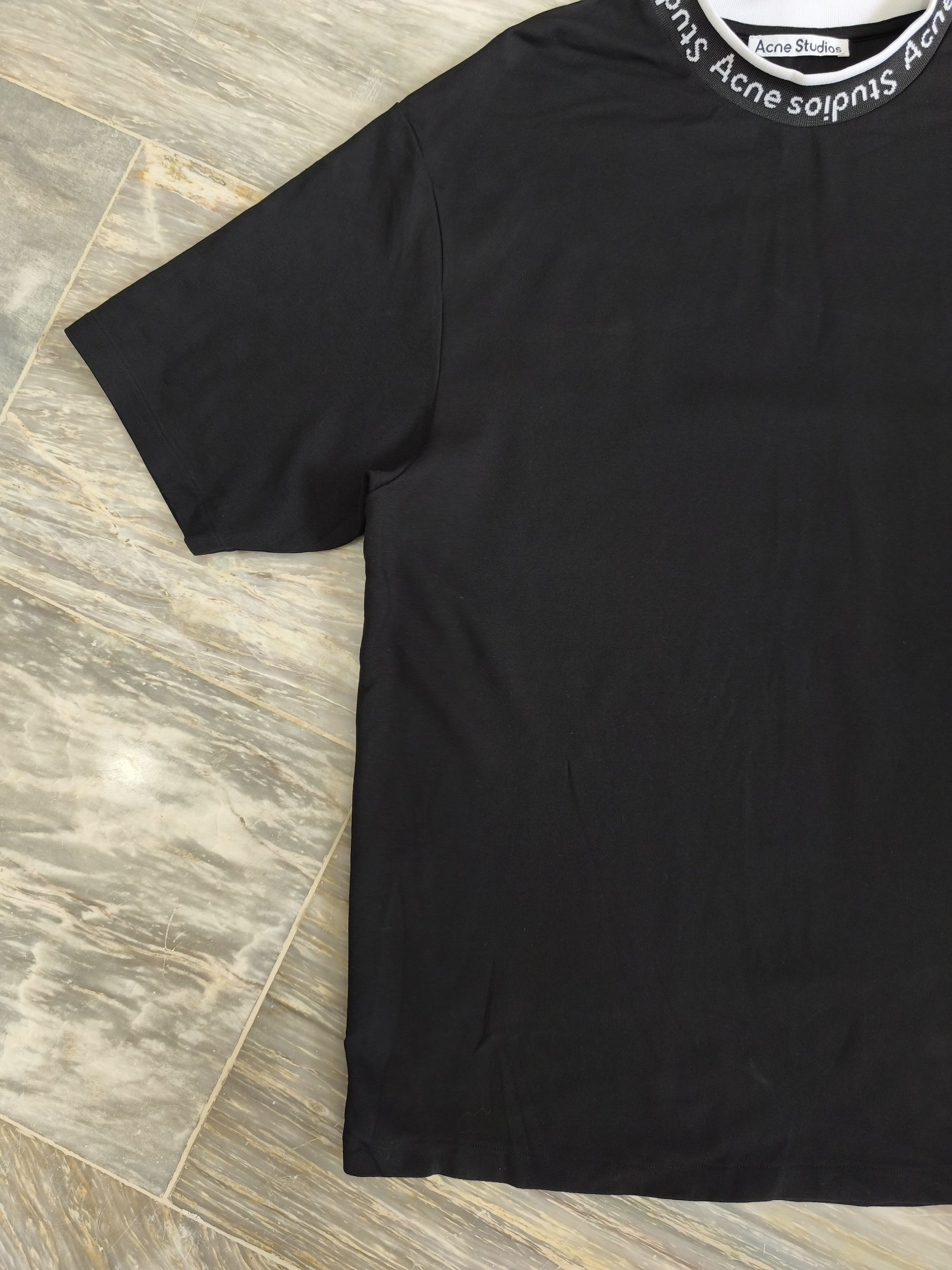 Acne Studios Acne Studios Logo Mock Neck T-Shirt Size US M / EU 48-50 / 2 - 2 Thumbnail