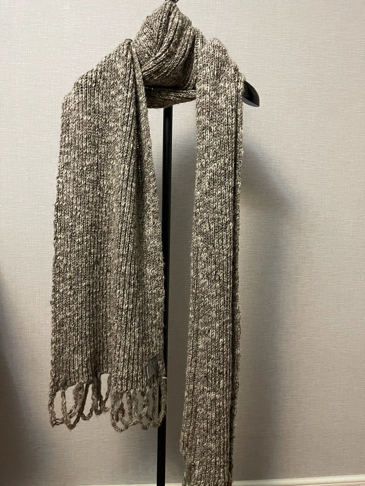 Dior × Hedi Slimane Dior Homme AW07 “Navigate” oversized scarf