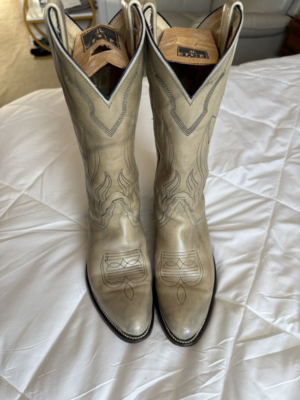 Other Vintage Men's Frye 3844 Western Cowboy Boots - 8.5 Size US 8.5 / EU 41-42 - 1 Thumbnail
