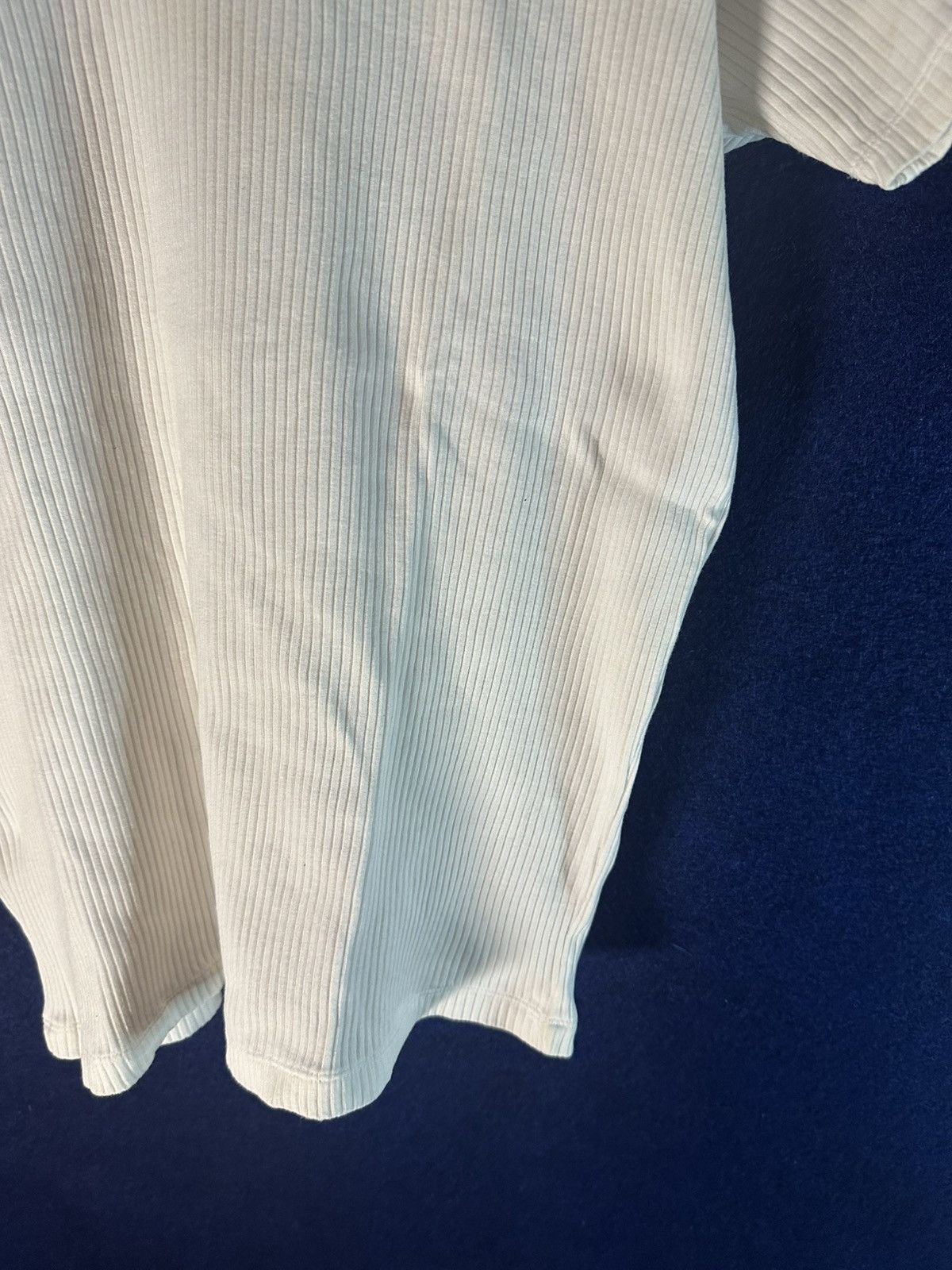 Raf Simons DKNY ribbed V-Neck Tshirt Raf Simons Style Size US L / EU 52-54 / 3 - 6 Thumbnail
