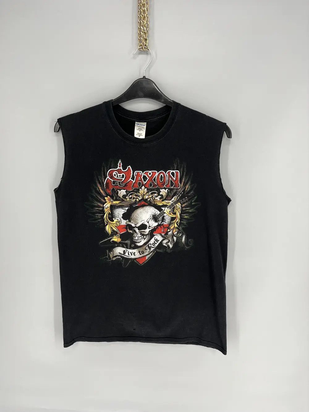 Band Tees Vintage Saxon Band Shirt Size US M / EU 48-50 / 2 - 1 Thumbnail