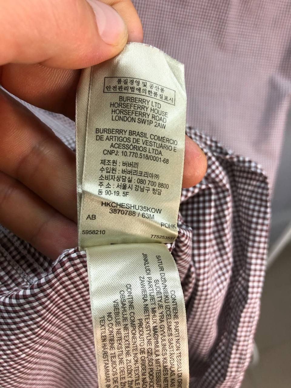 Burberry Burberry brit mens shirt Small Size US S / EU 44-46 / 1 - 14 Thumbnail