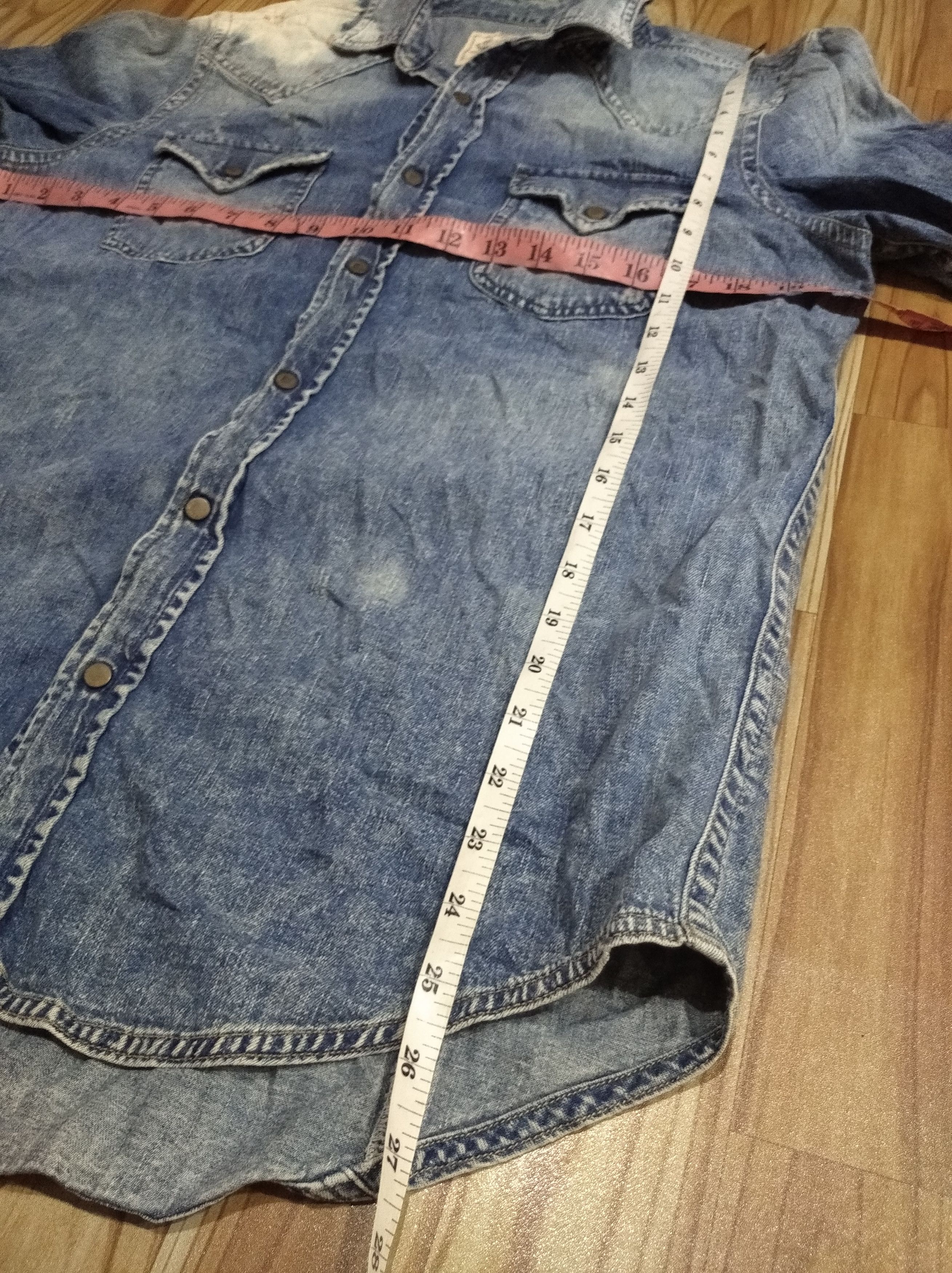 Diesel × Vintage Diesel denim shirt distressed Size US S / EU 44-46 / 1 - 13 Thumbnail