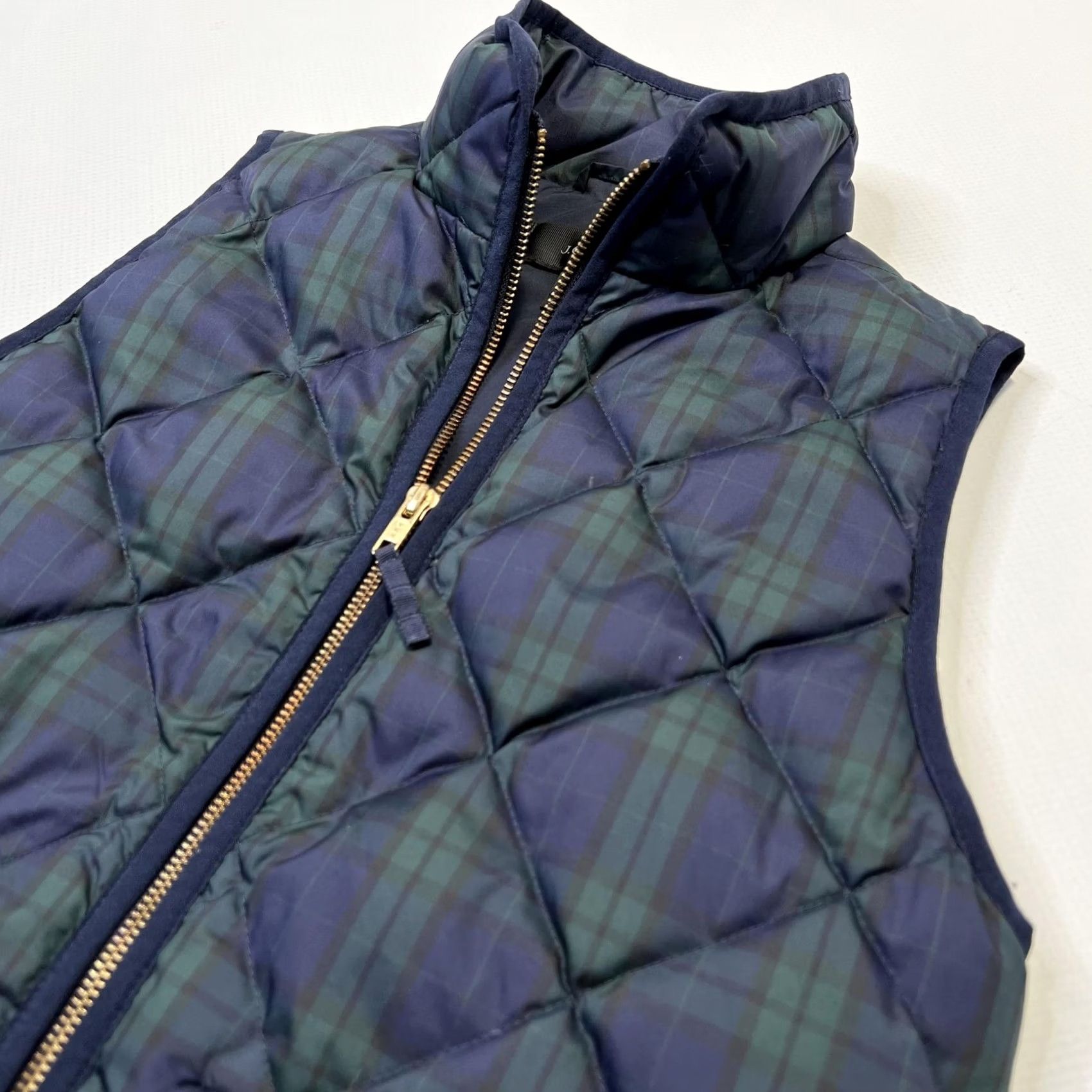 J.Crew VINTAGE? J.CREW Vest Womens XXS Plaid Quilted Puffer Blackwatch Insulated Winter Jacket Size XXS / US 00 / IT 34 - 2 Thumbnail