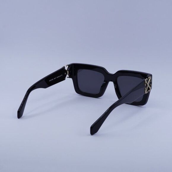 Off-White Off-White OERI14D MYSTIC 1007 Sunglasses Black Square Frame Size ONE SIZE - 4 Thumbnail
