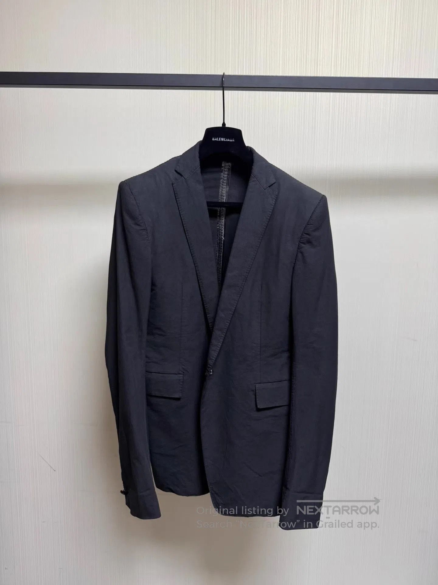 Carol Christian Poell Black Single-Breasted Light Jacket. Size US M / EU 48-50 / 2 - 1 Thumbnail