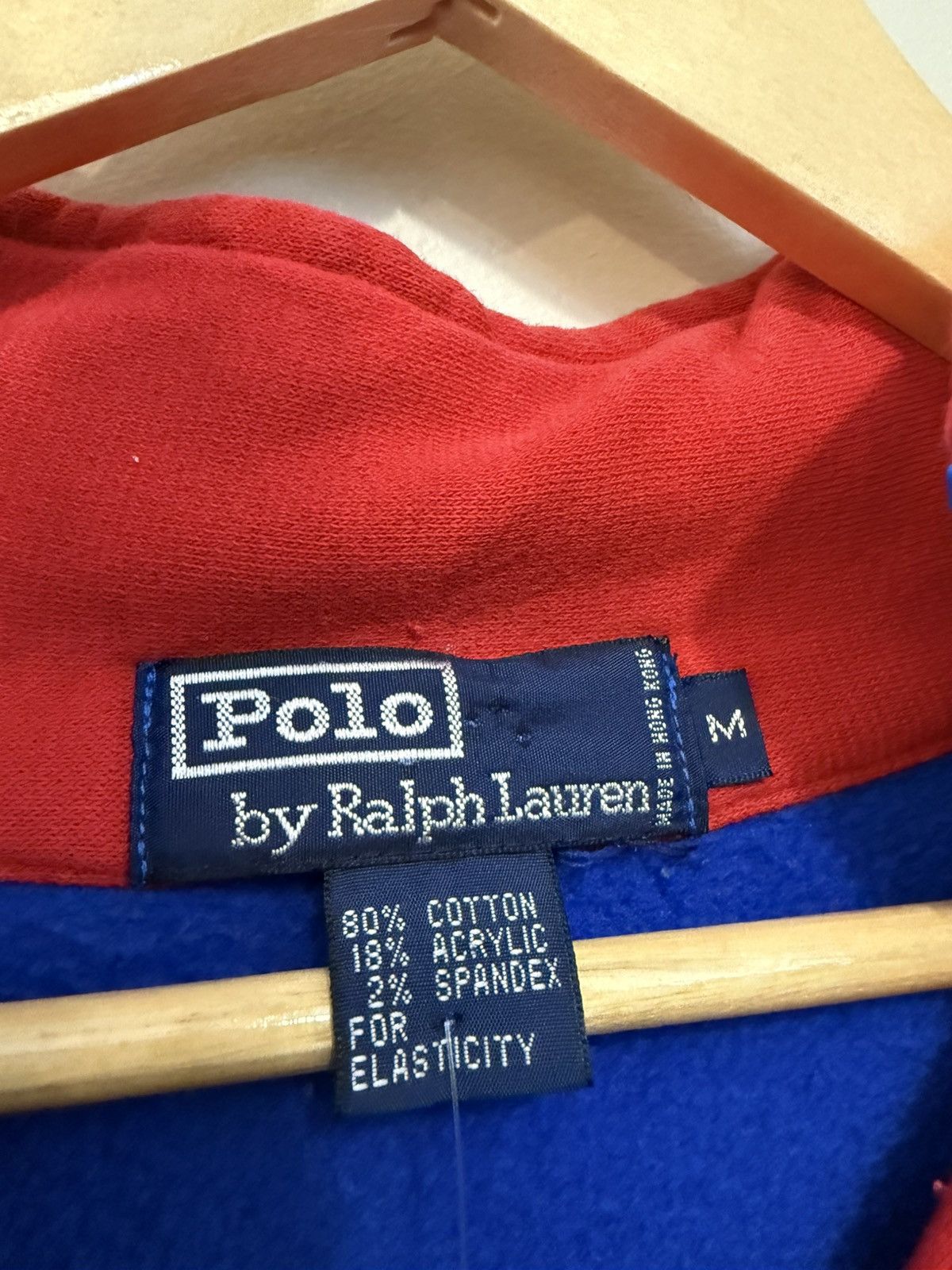 Polo Ralph Lauren 1993 RLPC quarter zip blue sweatshirt Size US L / EU 52-54 / 3 - 3 Thumbnail