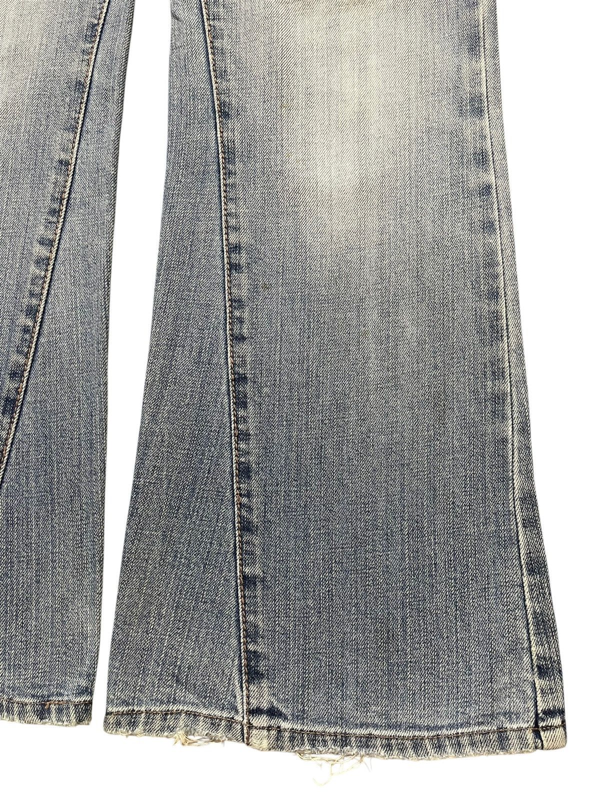 Hysteric Glamour Vintage Japanese Brand Faded Wash Style Wide Leg Jeans Size US 30 / EU 46 - 8 Thumbnail