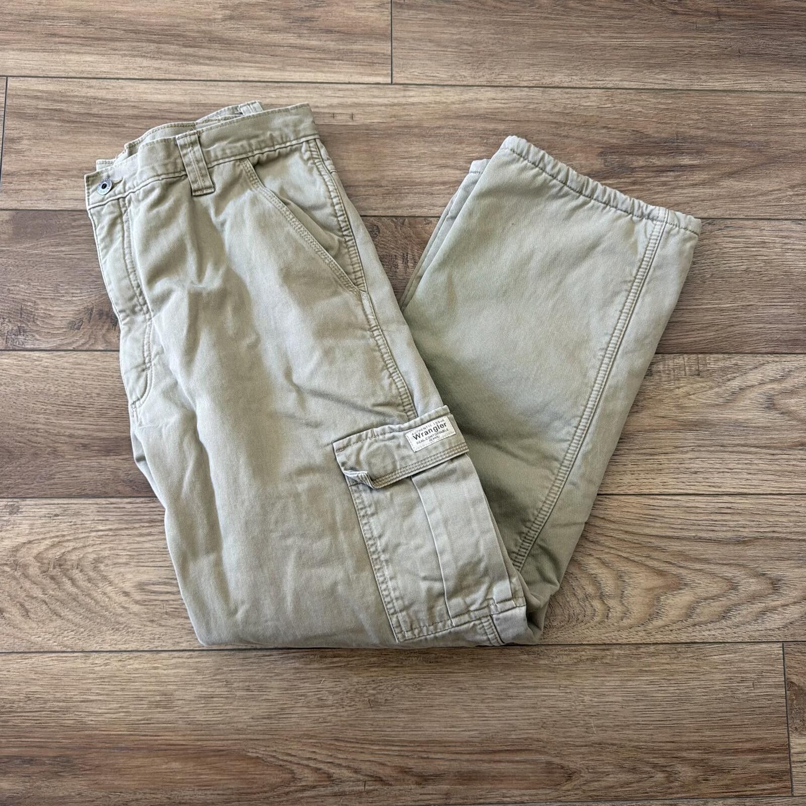 Wrangler Vintage Y2K 90s Wrangler Cargo Fleece Lined Pants Size US 34 / EU 50 - 1 Thumbnail