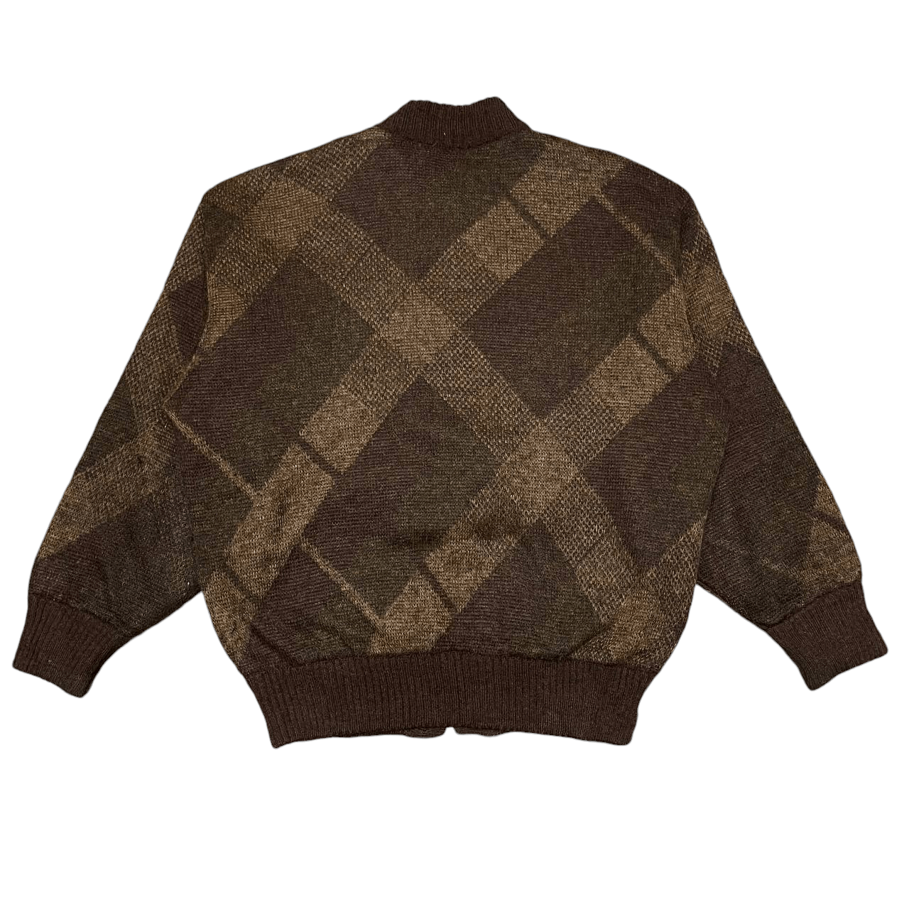 Ermenegildo Zegna Vintage Ermenegildo Zegna Mohair Cardigan Bomber Jacket Size US XL / EU 56 / 4 - 12 Thumbnail
