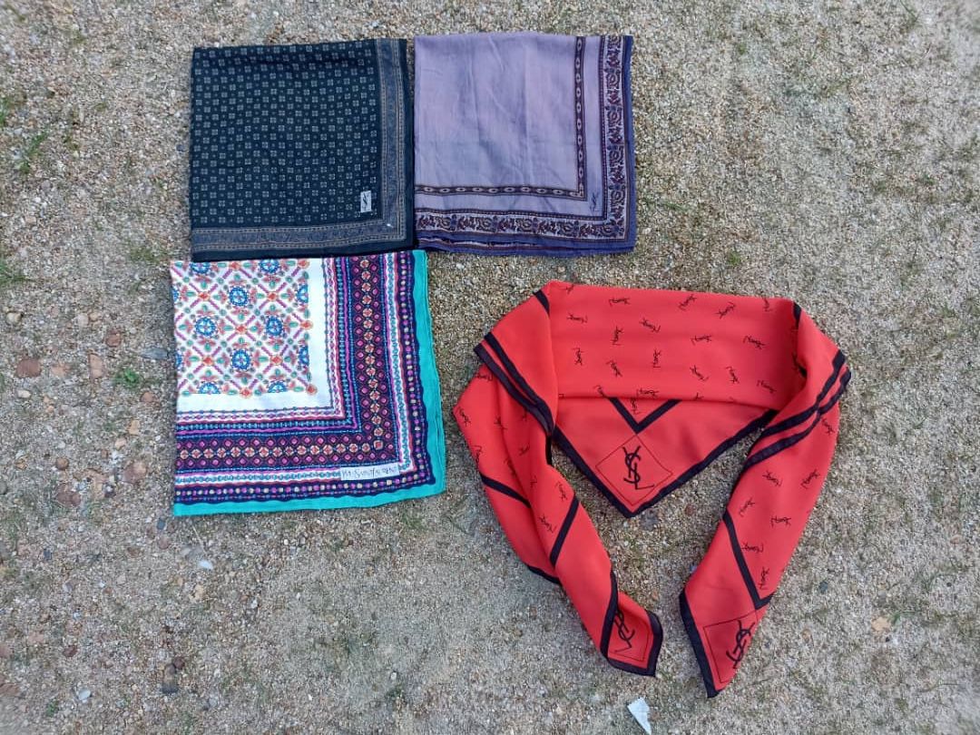 Yves Saint Laurent 🔥BINDING🔥Yves Saint Lauren scarf & handkerchief/bandana Size ONE SIZE - 1 Thumbnail