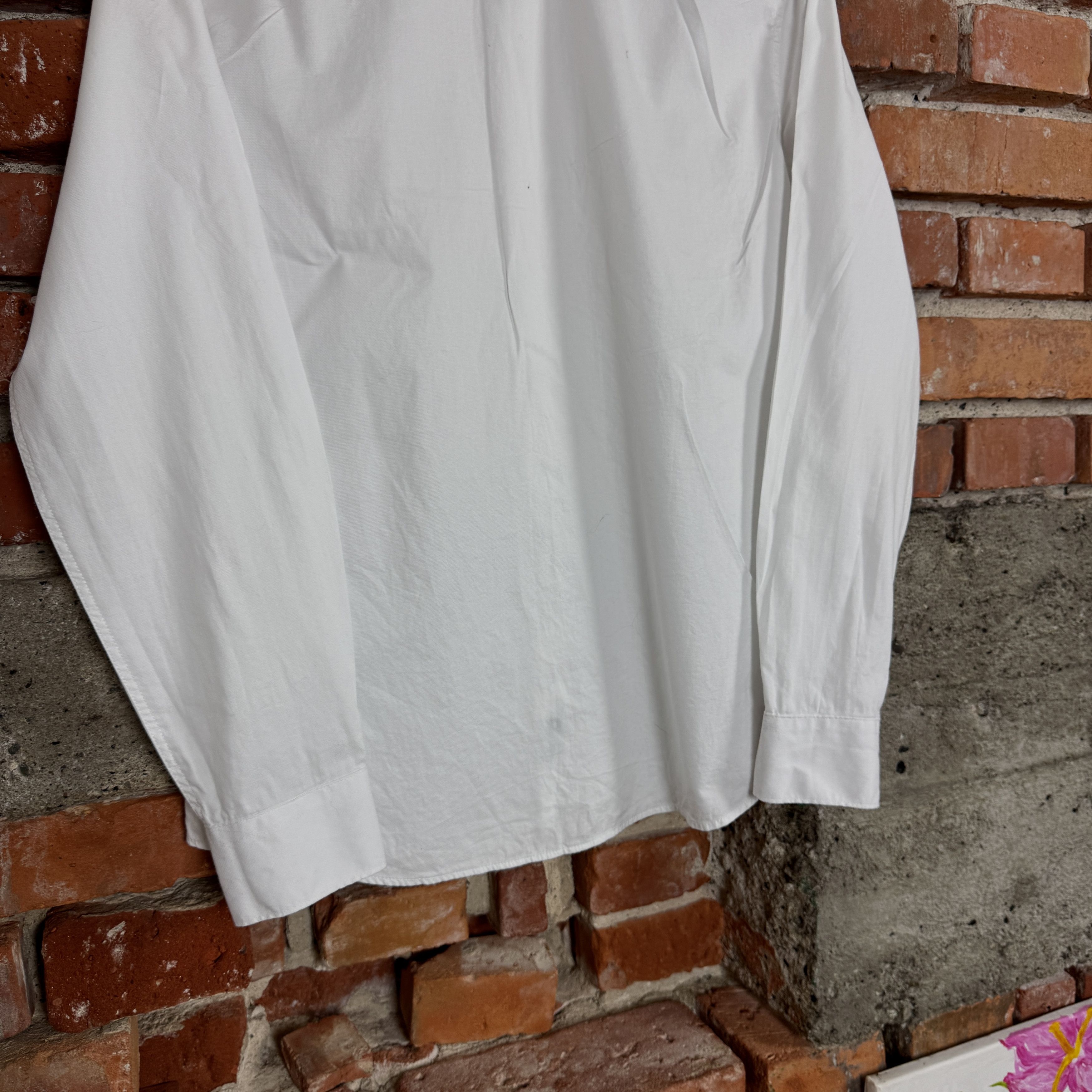H&M H&M white formal shirt elegant long sleeve (M) Size US M / EU 48-50 / 2 - 10 Thumbnail