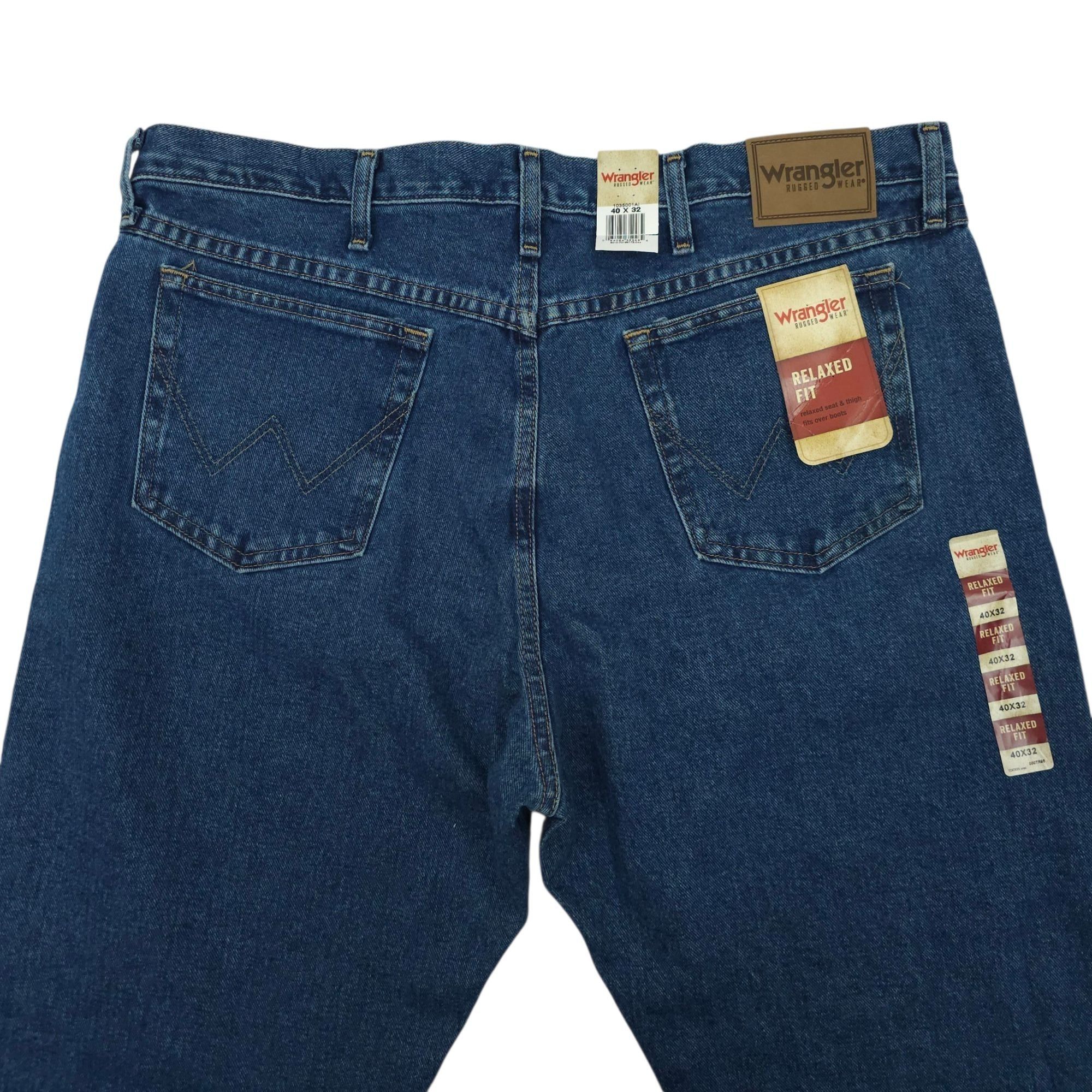 Wrangler Wrangler Relaxed Fit Rugged Wear Jeans Mens 40x32 NWT Size US 40 / EU 56 - 11 Thumbnail