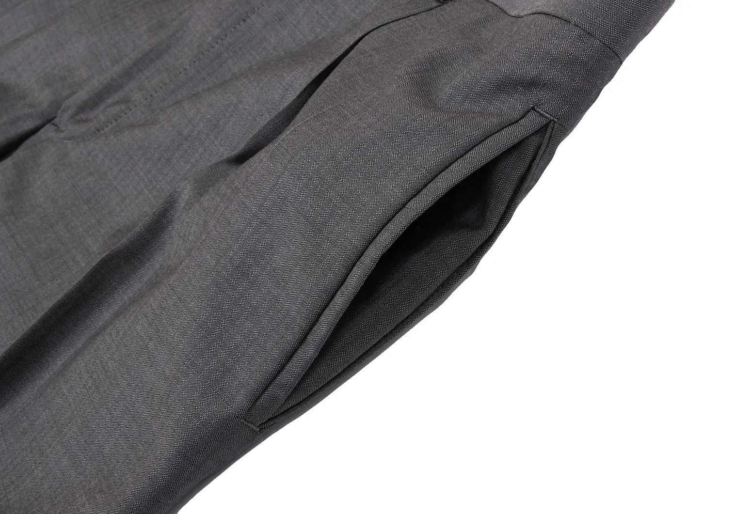 Armani Collezioni Wool Shadow Stripe Pants in Gray, Size 54 Size US 26 / EU 42 - 5 Thumbnail