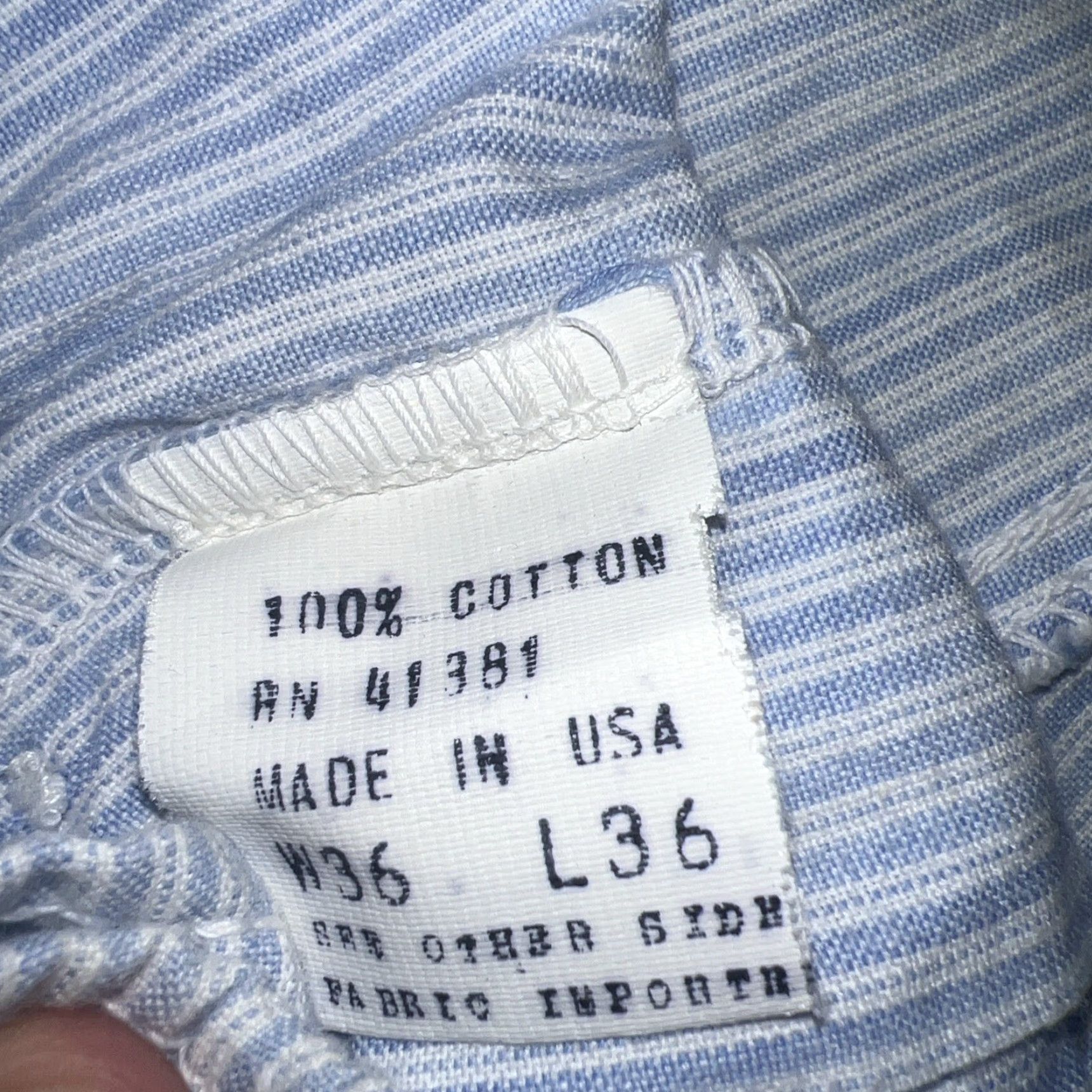 Polo Ralph Lauren Polo Ralph Lauren Pajama Pants Men Blue Striped 36x36 Regular Sleepwear Clothing Men Size US M / EU 48-50 / 2 - 6 Thumbnail