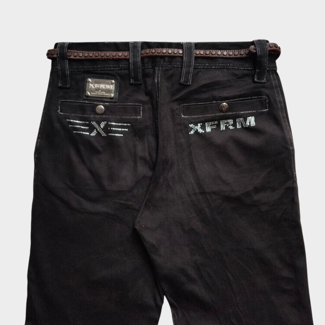 If Six Was Nine × Japanese Brand × Le Grande Bleu (L.G.B.) Xfrm "Tranform" Rhinestone glitter sticth pant Size US 29 - 4 Thumbnail