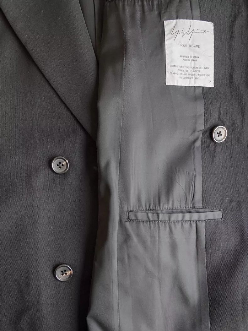 Yohji Yamamoto Yohji Yamamoto 1995 AW Knit Gun Neck Double Breasted Jacket Size US S / EU 44-46 / 1 - 5 Thumbnail