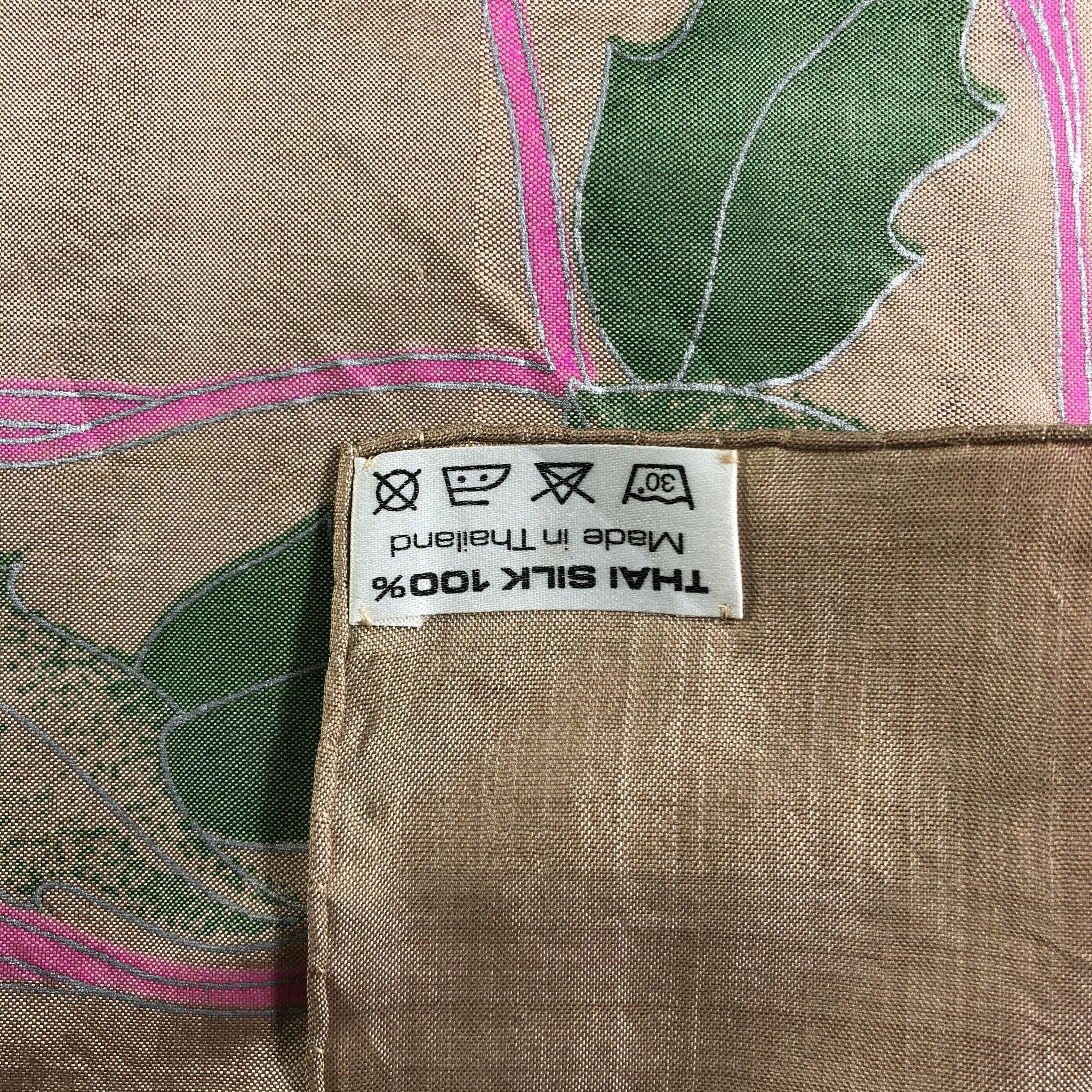 Vintage Vintage Silk Scarf Size ONE SIZE - 5 Thumbnail