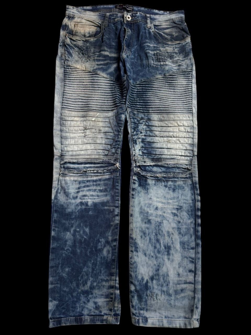 Japanese Brand bleecker&mercer denim faded wash style jeans Size US 34 / EU 50 - 2 Thumbnail