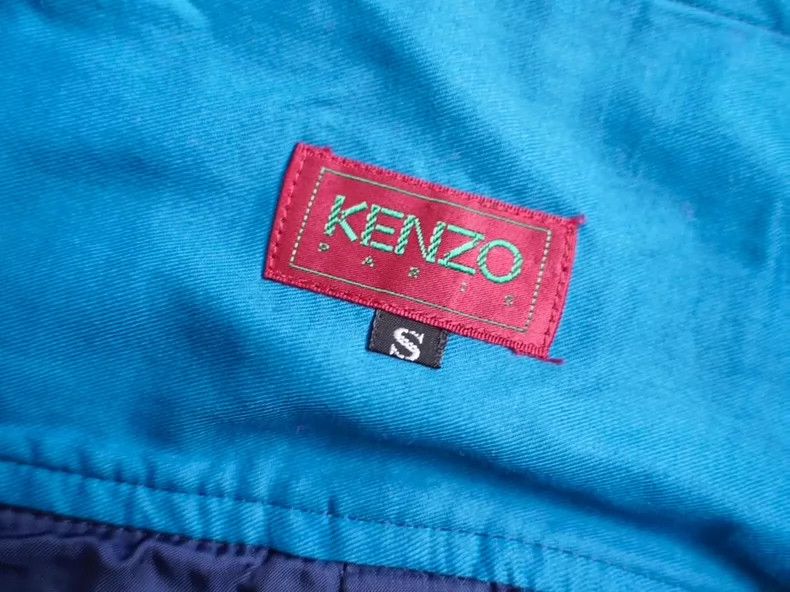 Kenzo KENZO sizeS Dark blue patchwork skirt Size 26" / US 2 / IT 38 - 6 Thumbnail