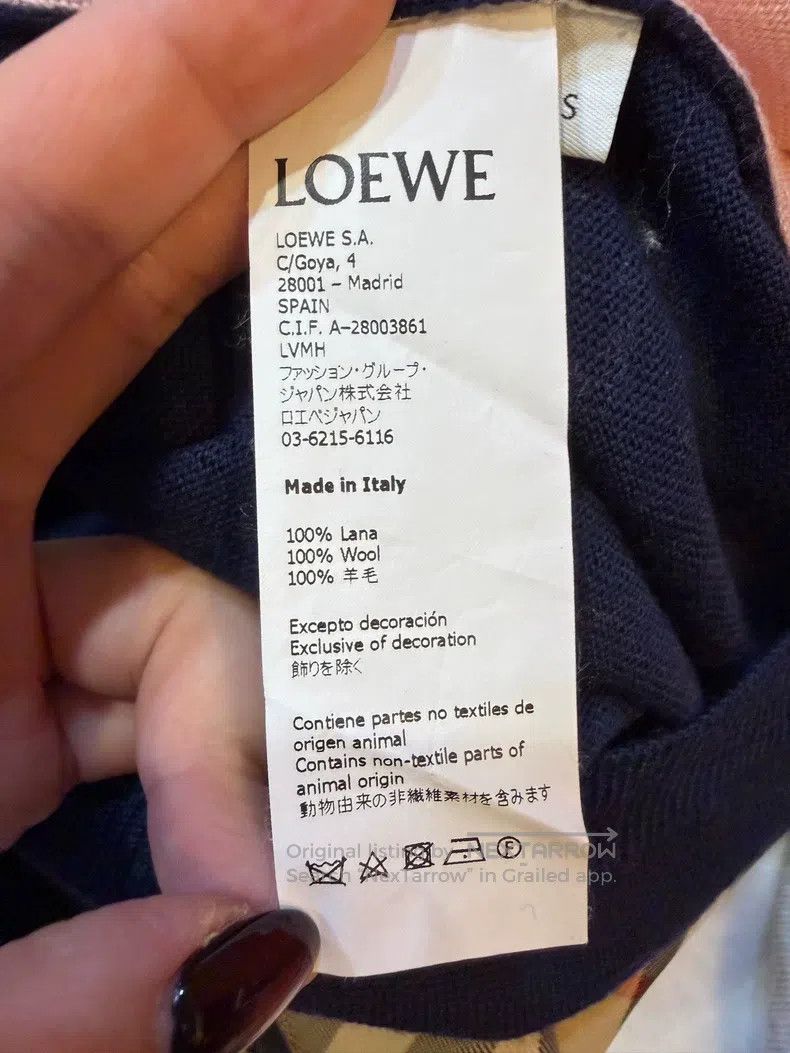 Loewe Loewe Color Block Four-Color Sweater Size US S / EU 44-46 / 1 - 4 Thumbnail