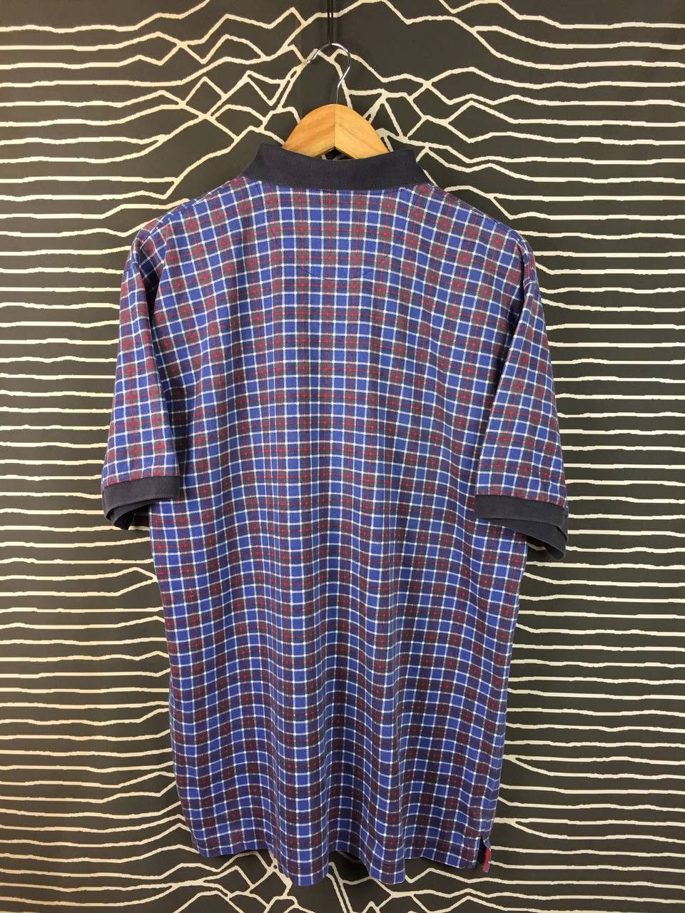 Chaps Ralph Lauren Vtg Chaps Ralph Lauren Crest Logo Plaid Polo Shirt Size US XL / EU 56 / 4 - 7 Thumbnail