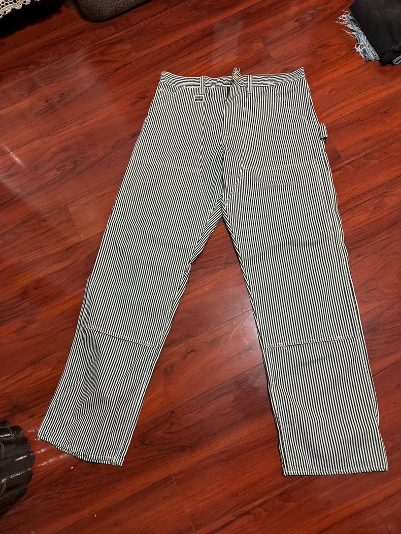 The Real McCoy's The Real McCoys Striped Denim Pants Size US 39 - 1 Thumbnail