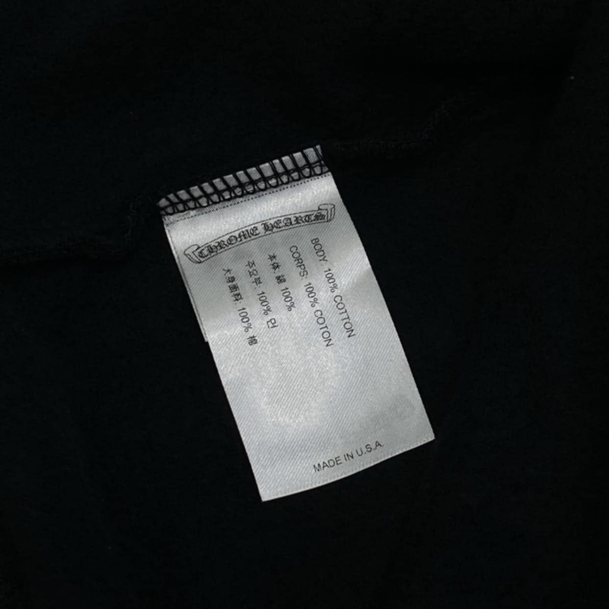 Chrome Hearts CHROME HEARTS Manchester Long Sleeve Tee Shirt BLACK Size US M / EU 48-50 / 2 - 5 Thumbnail