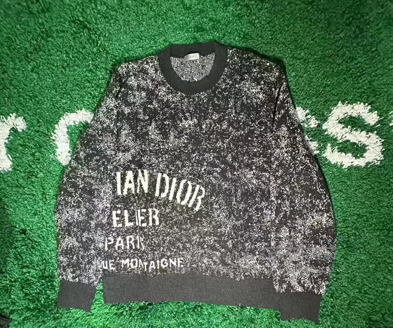 Dior Dior Black Snowflake Pattern Sweater. Size US XL / EU 56 / 4 - 1 Thumbnail