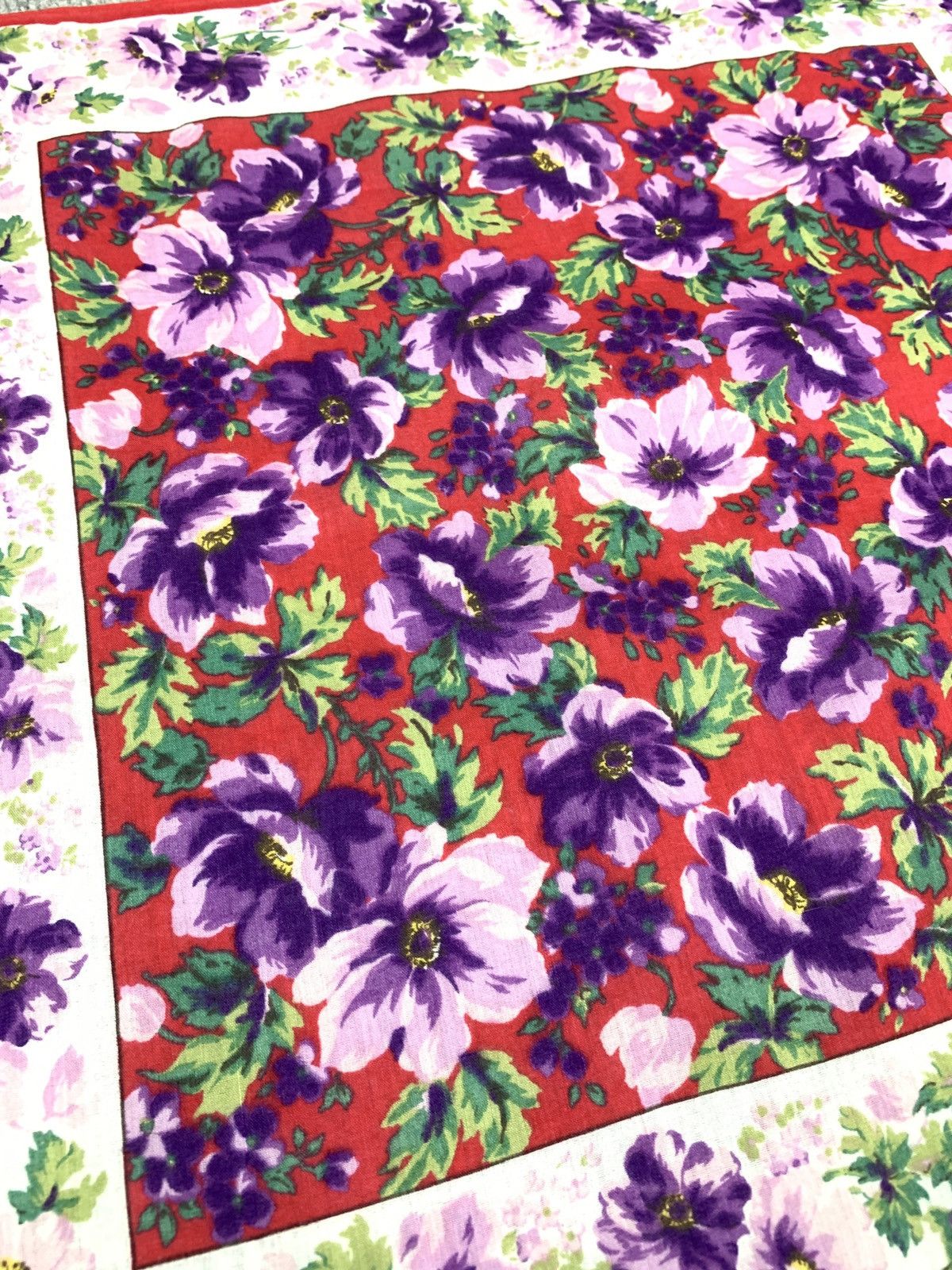 Kenzo × Vintage Vintage Kenzo Handkerchief Scarf Neckerchief - HKA997 Size ONE SIZE - 4 Thumbnail