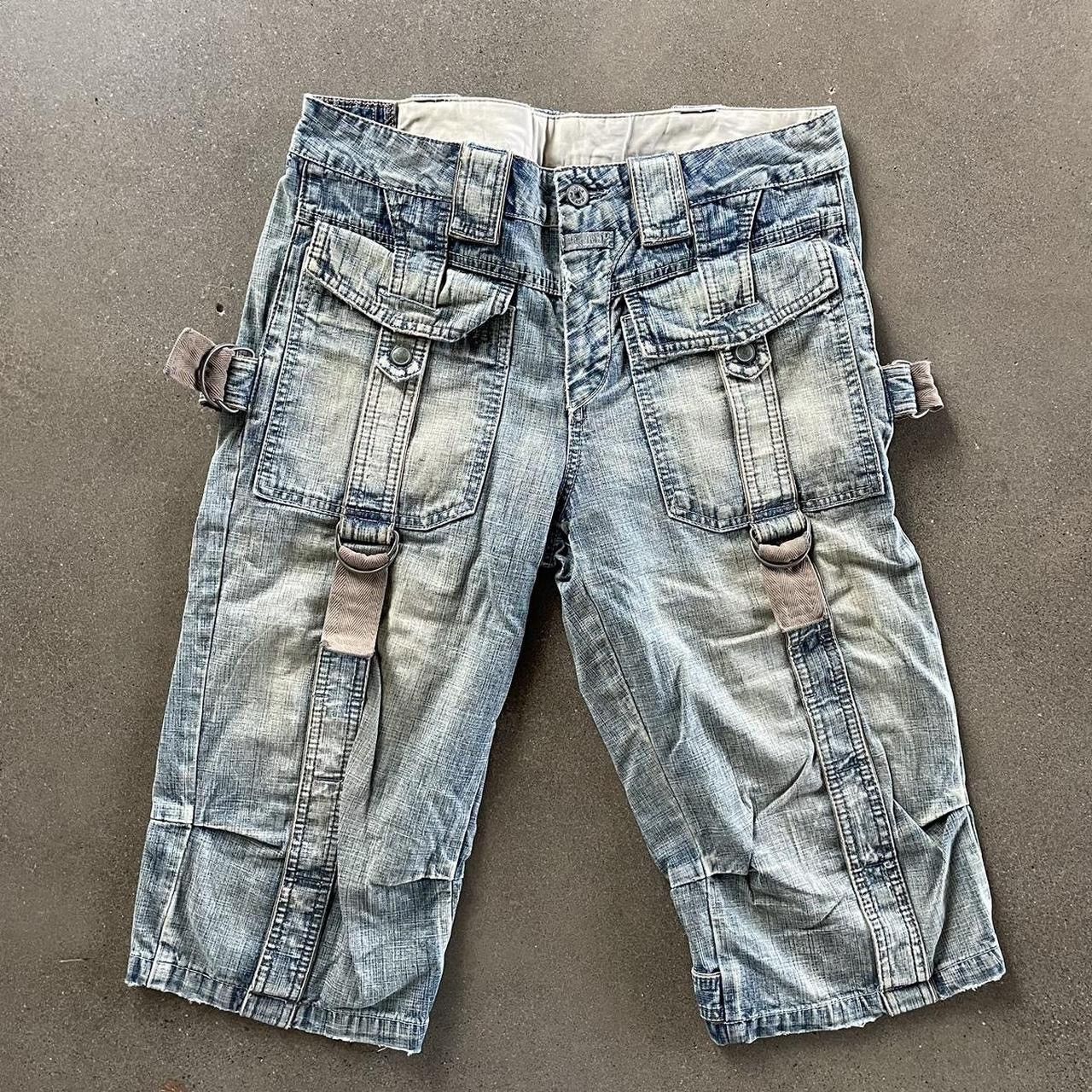 Marithe + Francois Girbaud faded washed out jorts Size US 30 / EU 46 - 1 Thumbnail