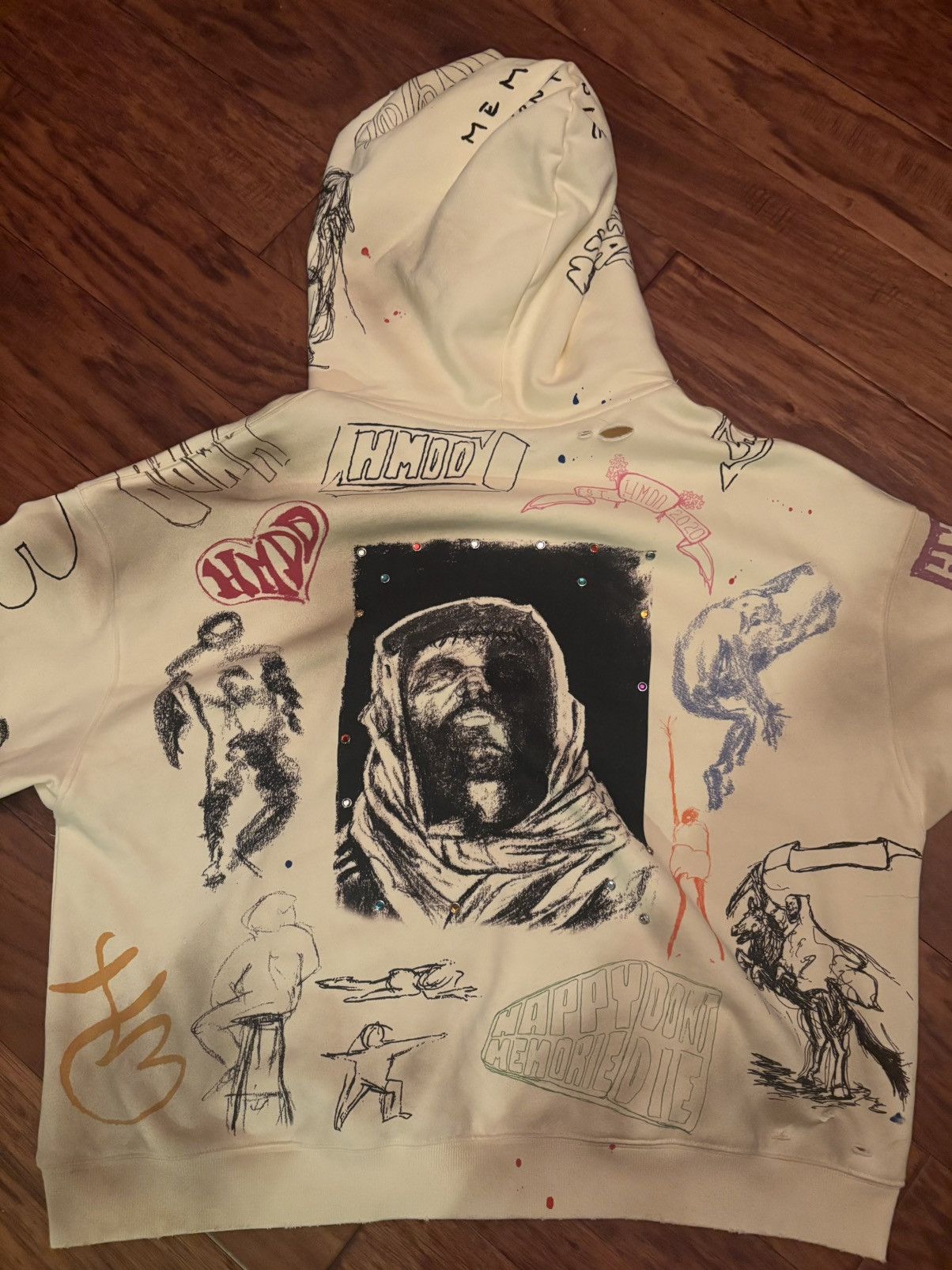HMDD Hmdd “graffiti” hoodie Size US L / EU 52-54 / 3 - 2 Thumbnail