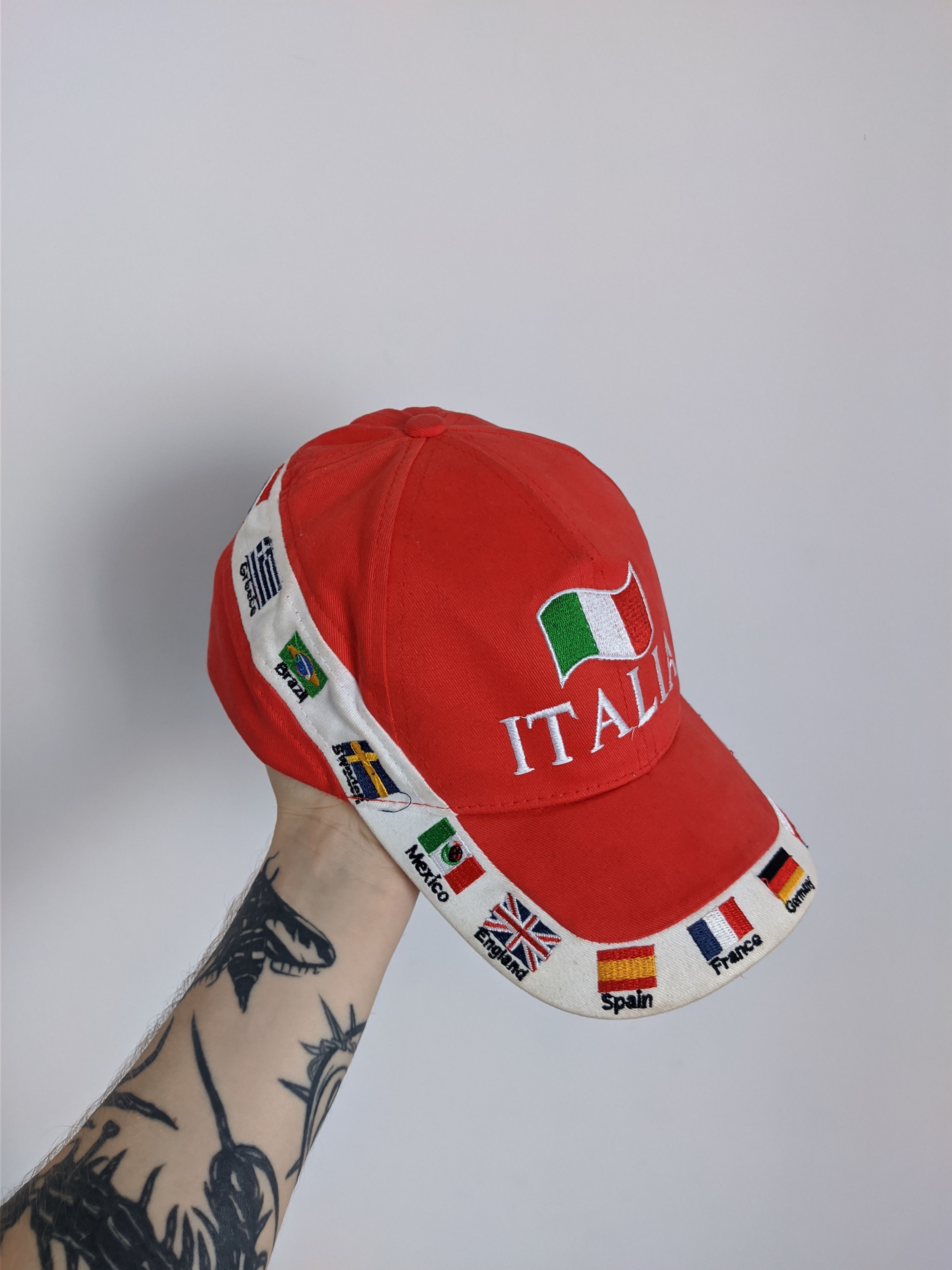 Vintage Vintage racing cap hat y2k italia Size ONE SIZE - 3 Thumbnail