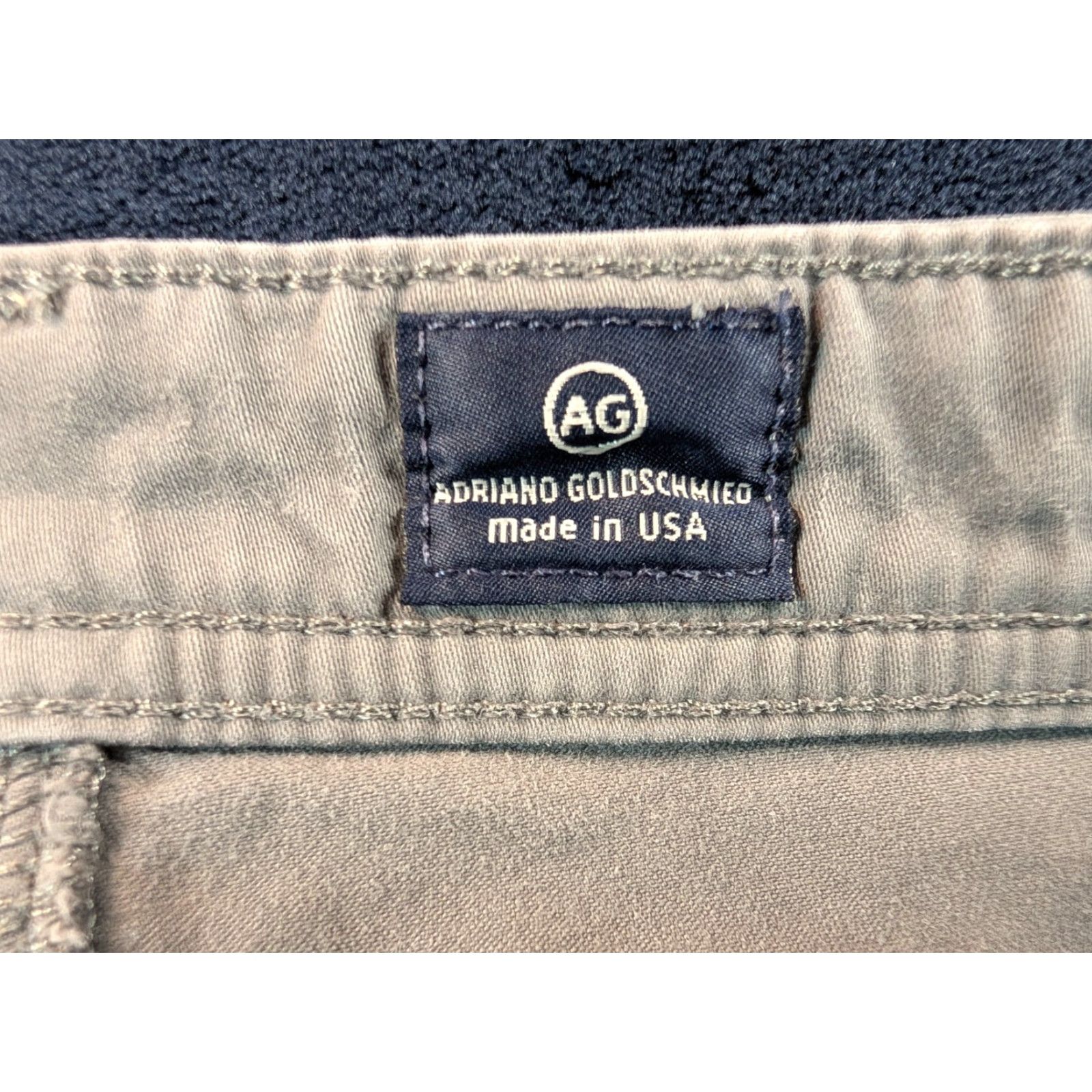 Vintage AG Adriano Goldschmied The Protégé Straight Leg Pants 36x34 Gray Men's 5-Pocket Design Regular Size 36 Front Flat 30 Inseam Cotton Blend Vintage: No Size US 36 / EU 52 - 4 Thumbnail