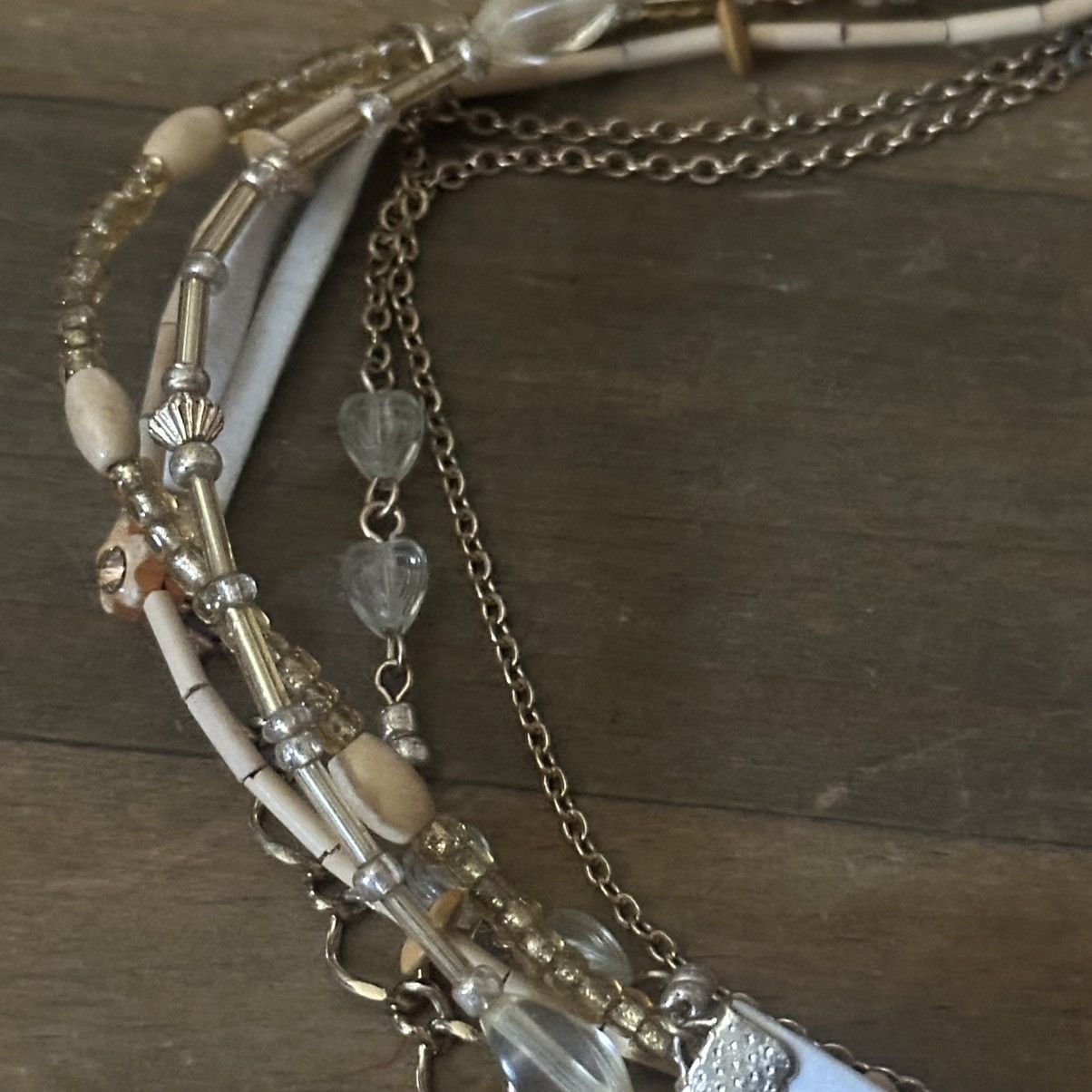 Other Multi strand various chains collar necklace Size ONE SIZE - 4 Thumbnail