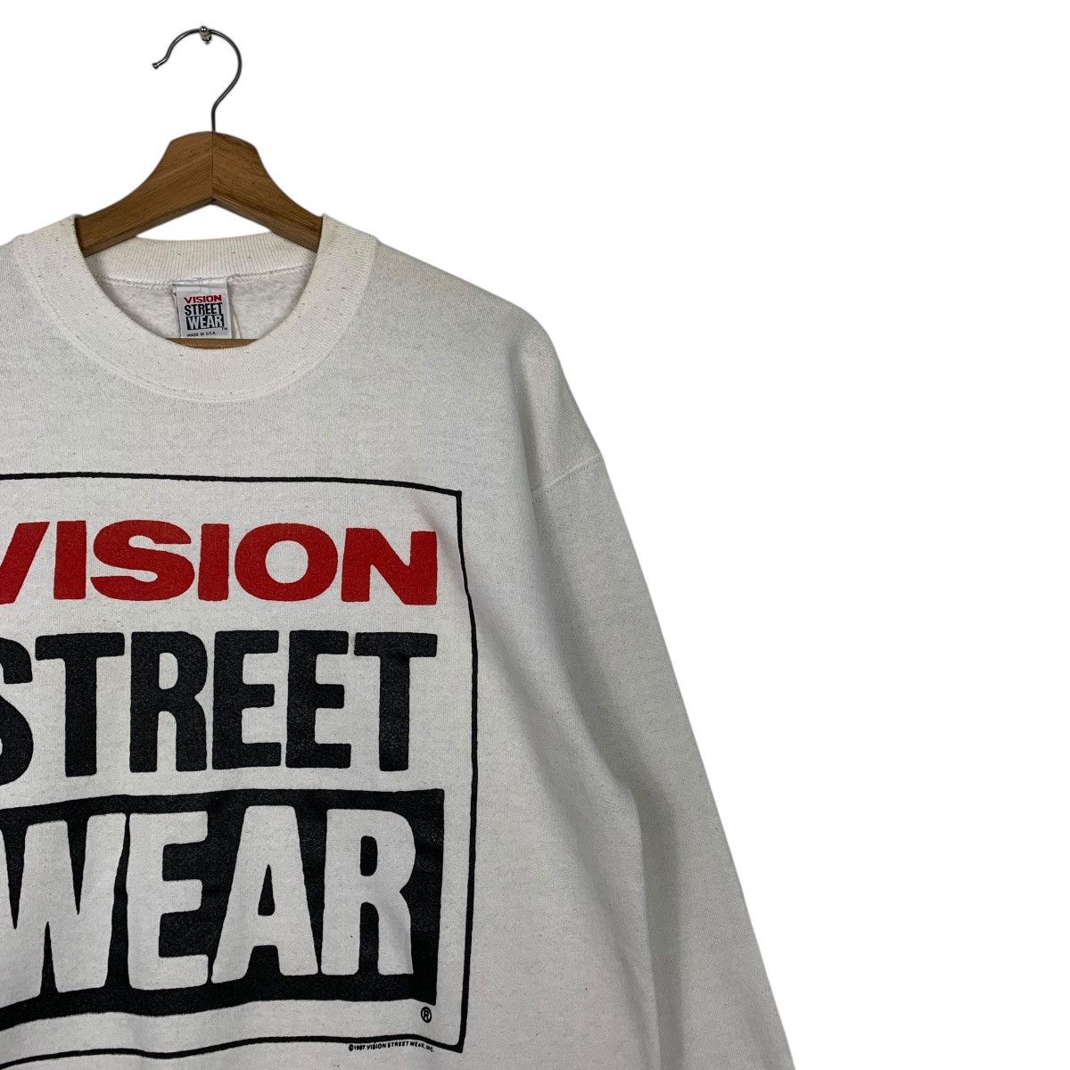 Vision Streetwear Vintage Vision Streetwear Big Logo Sweatshirt Size US L / EU 52-54 / 3 - 5 Thumbnail